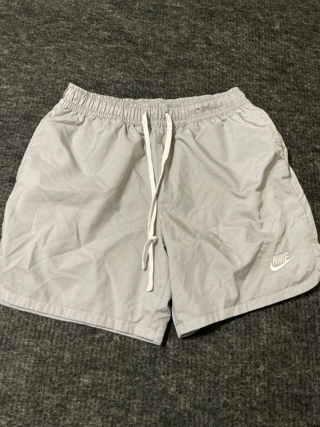 Nike Nylon Shorts Womens Size Small Gray 100% Polyester 3