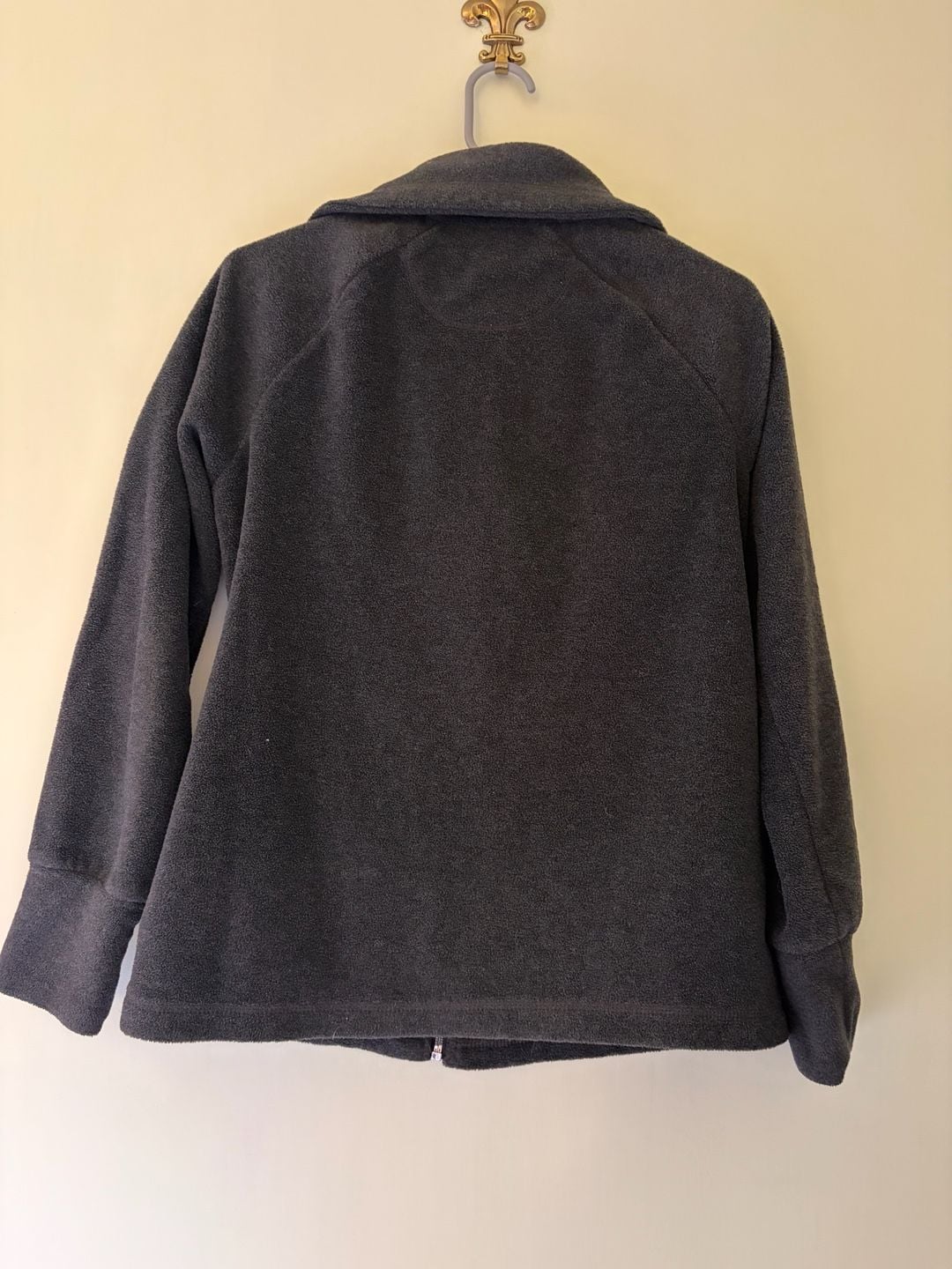 Calvin Klein Performance Fleece Jacket Size S Gray Full Zip 6