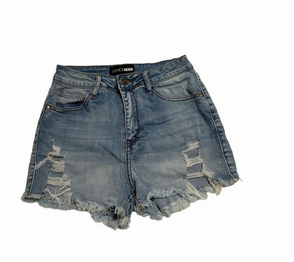 Fashion Nova Distressed Denim Shorts 2