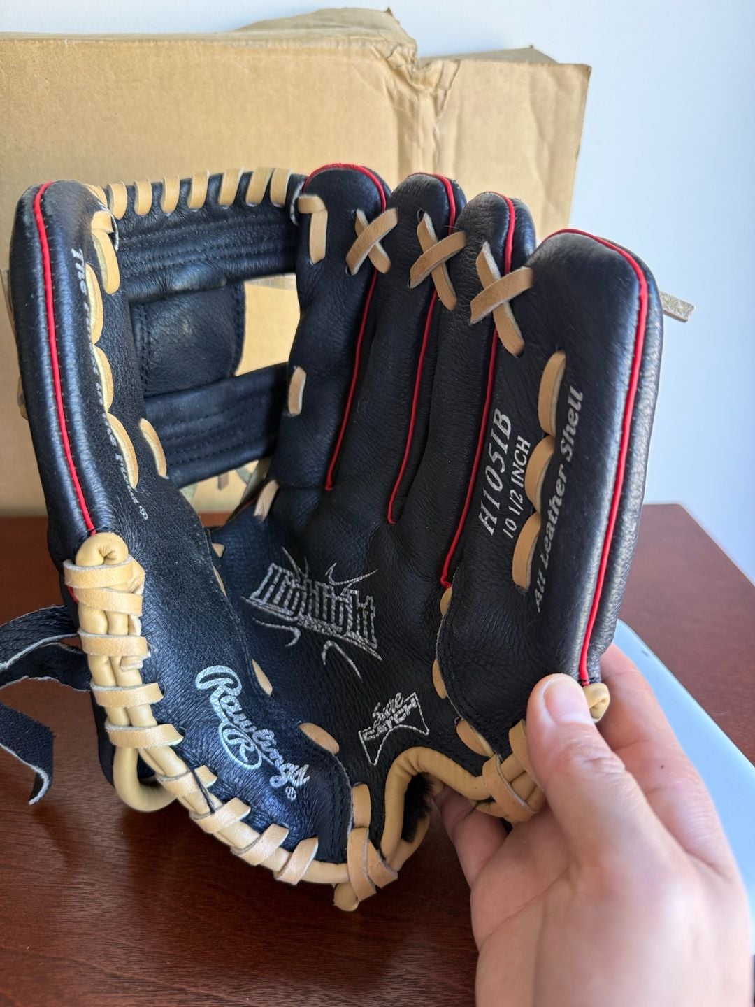 Rawlings Highlight H1051B 10 1/2 Inch Baseball Glove 5