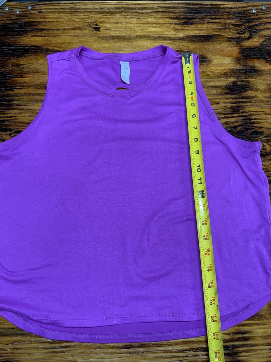 Athleta Tank Top Size L Purple Athletic Workout Top 2