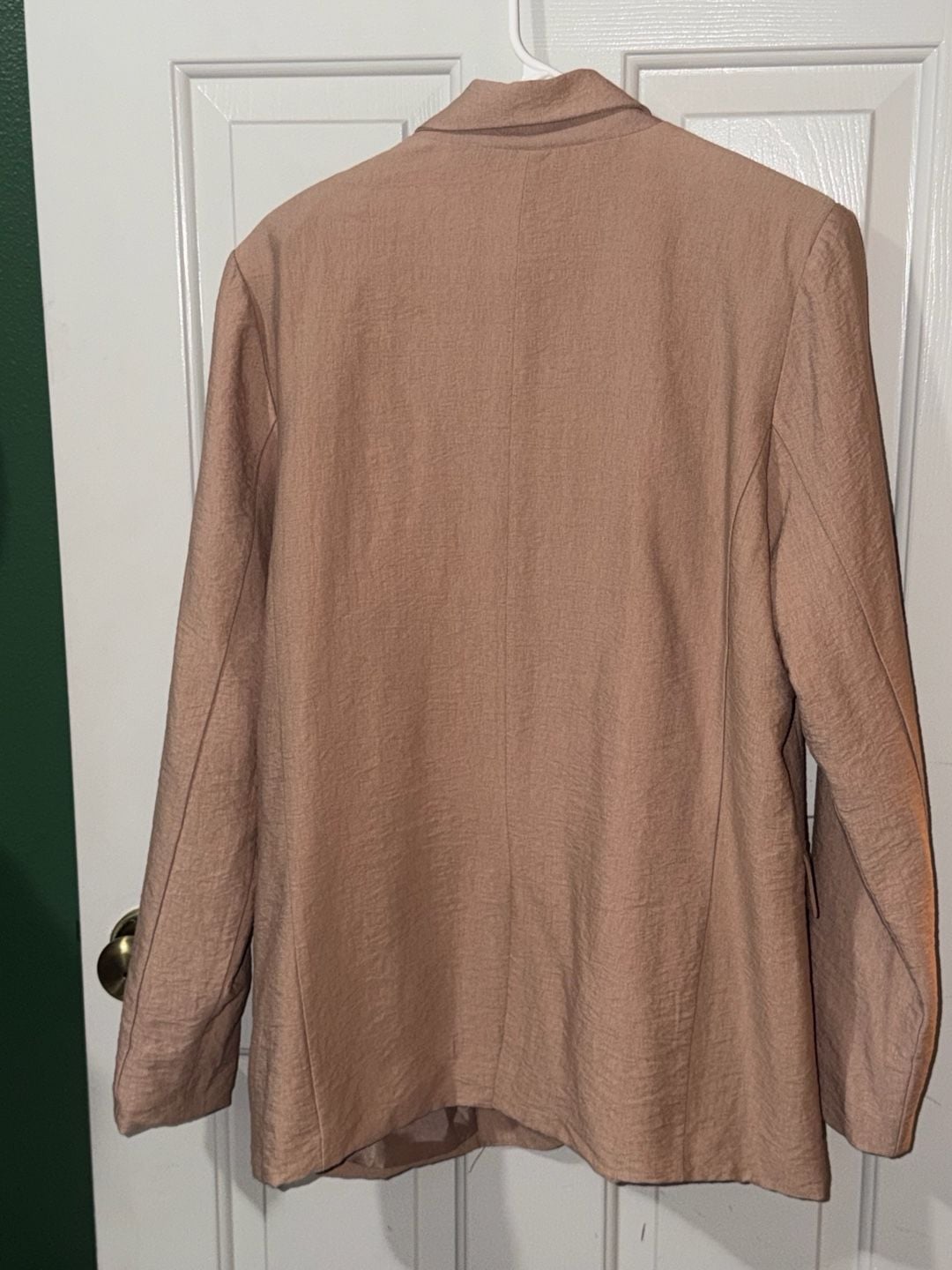 And Now This Blazer Size M Tan Long Sleeve Single Button Jacket 4