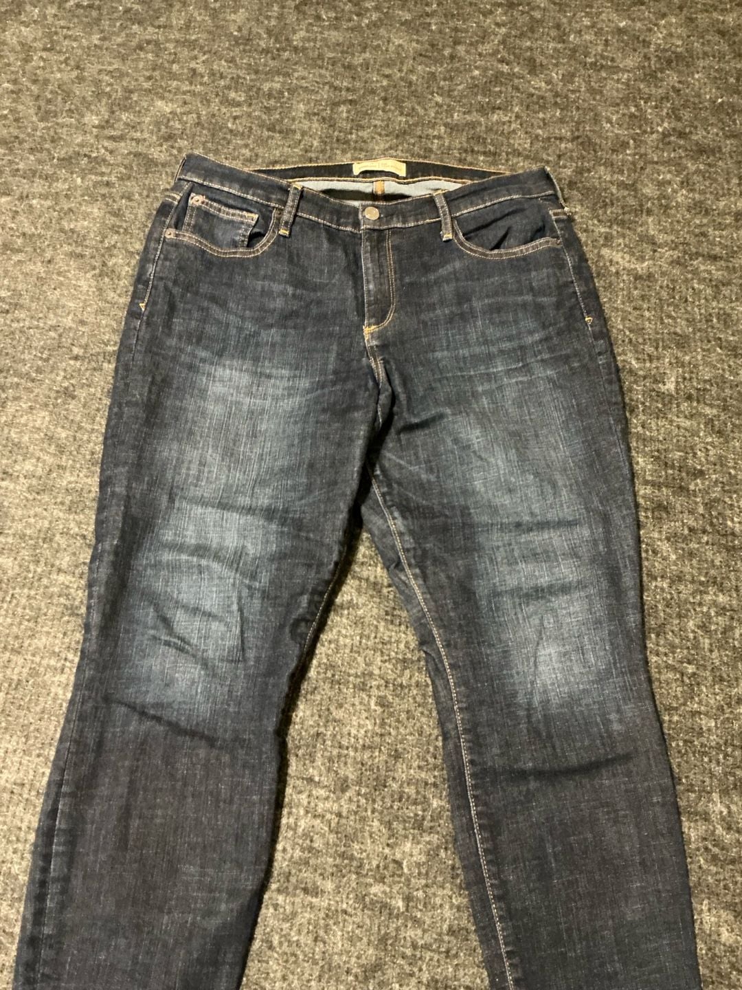 Gap 1969 True Skinny Jeans Womens Size 32R 14 Regular Dark Wash Denim 2