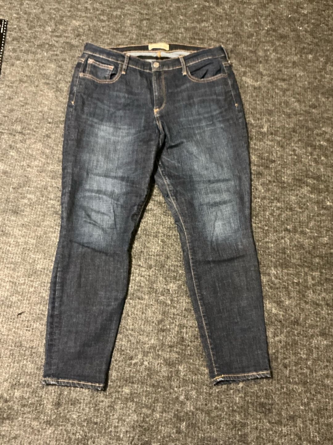 Gap 1969 True Skinny Jeans Womens Size 32R 14 Regular Dark Wash Denim 3