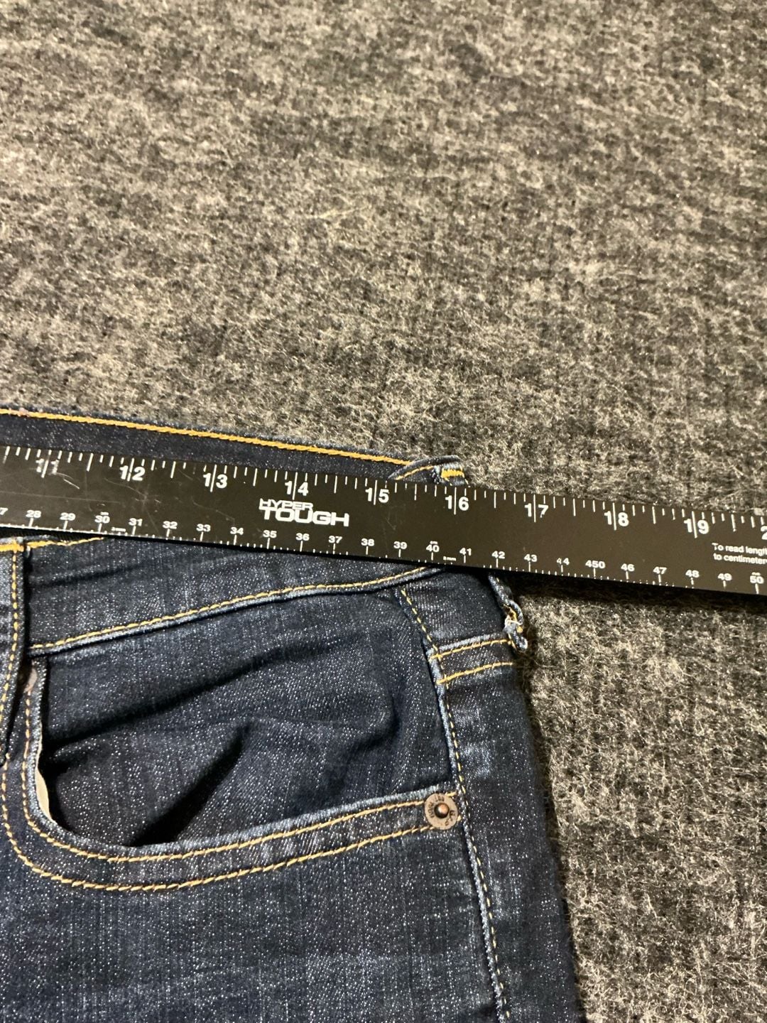 Gap 1969 True Skinny Jeans Womens Size 32R 14 Regular Dark Wash Denim 7