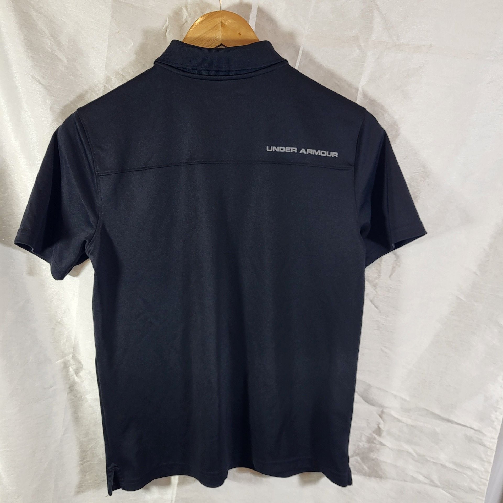 Under Armour HeatGear Polo Shirt Youth Large YLG Black 3