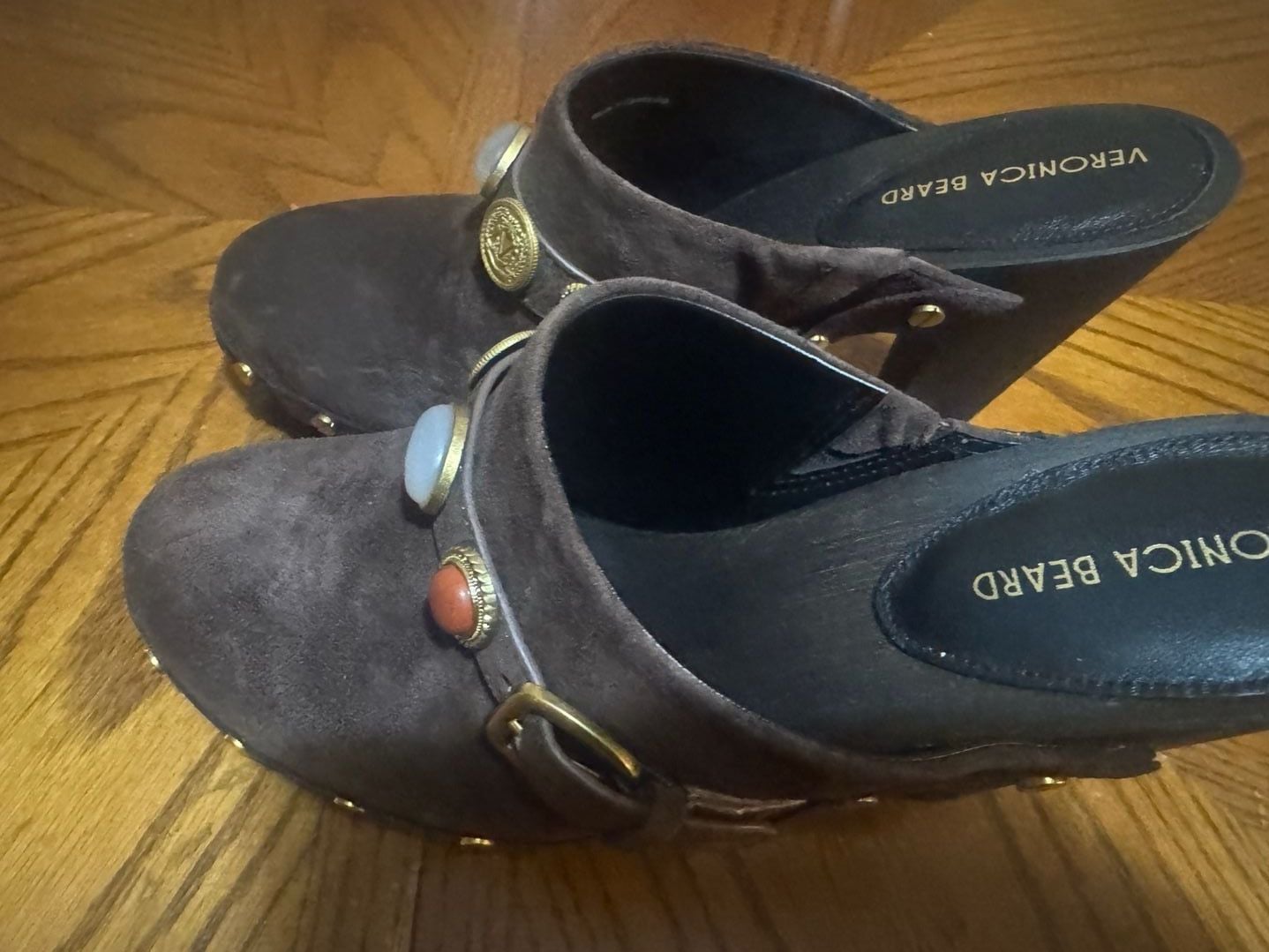 Veronica Beard Giana Charms Platform Clog (Women) Worn one time in the house briefly. Paid around $350. Will except best offer. 7