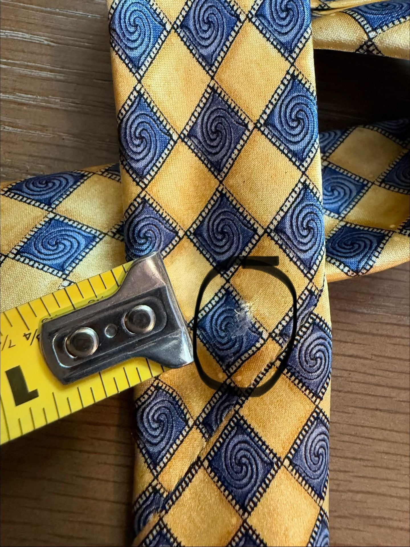 Vintage Salvatore Pellegrino Il Pittore Italiano 100% Silk Geometric Tie 6