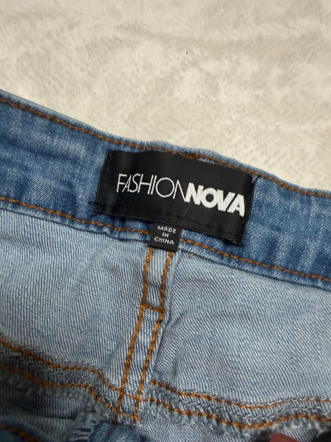Fashion Nova Distressed Denim Shorts 3
