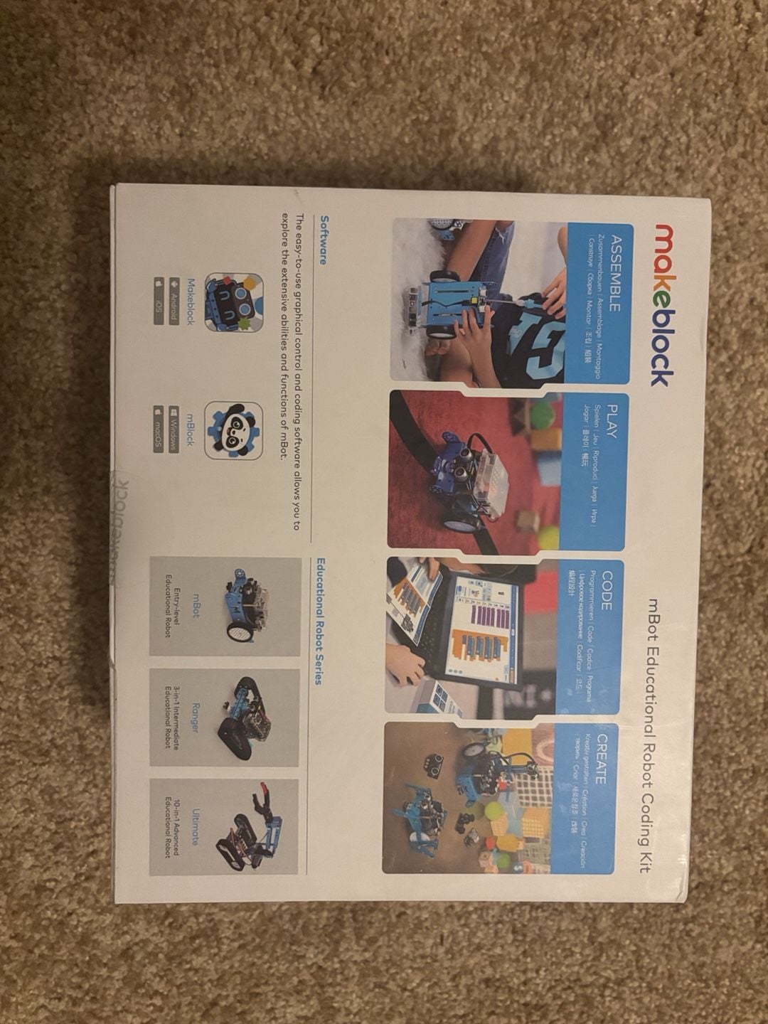 Makeblock mBot Educational Robot Coding Kit V1.2 Bluetooth Blue 3