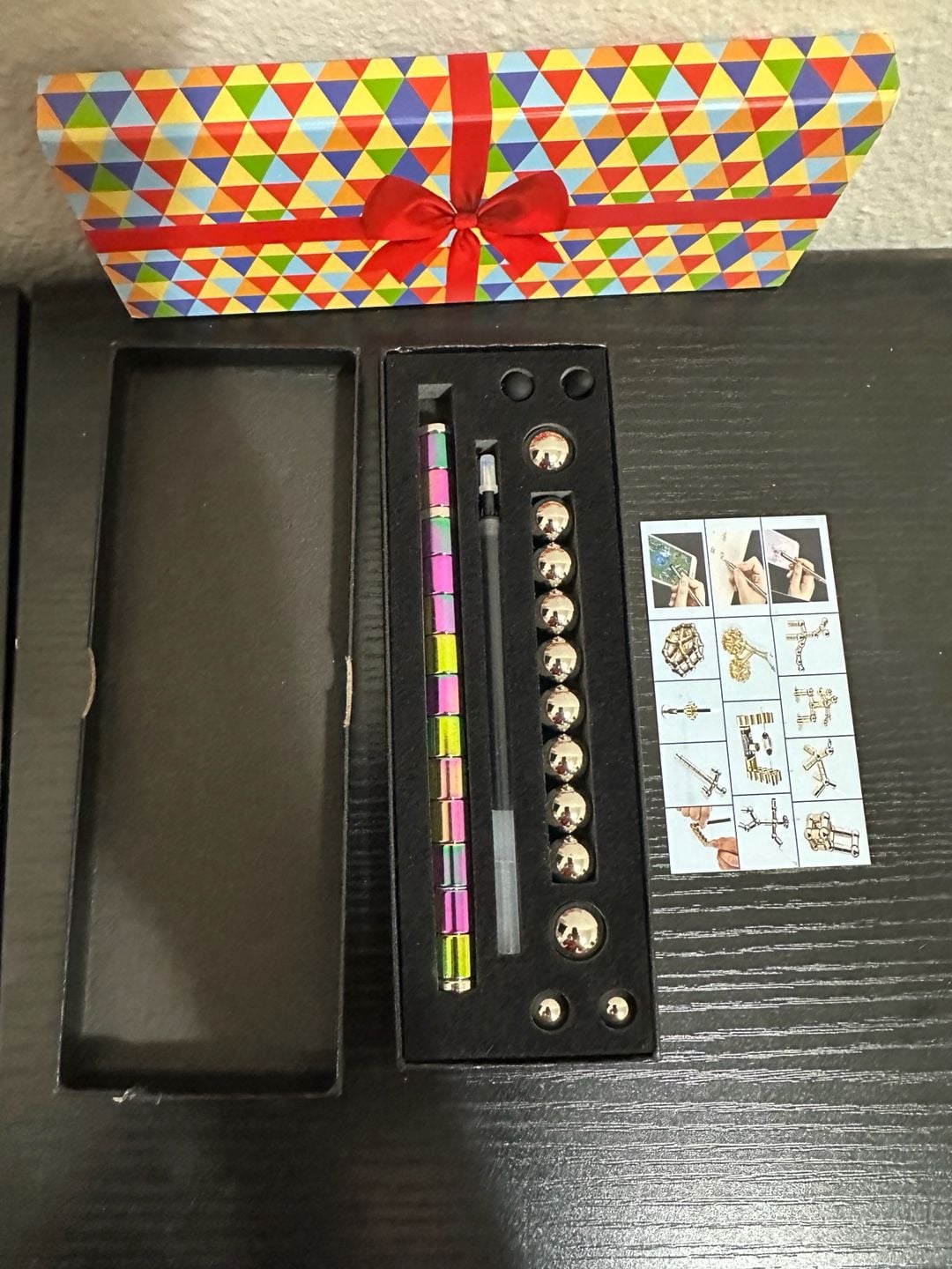 Magnetic Fidget Pen Rainbow 2