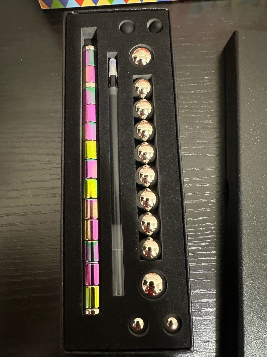 Magnetic Fidget Pen Rainbow 3