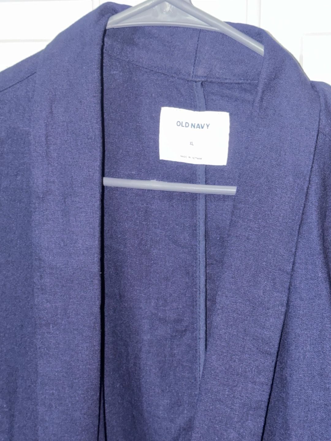 Old Navy Open-Front Blazer Size XL Blue 3
