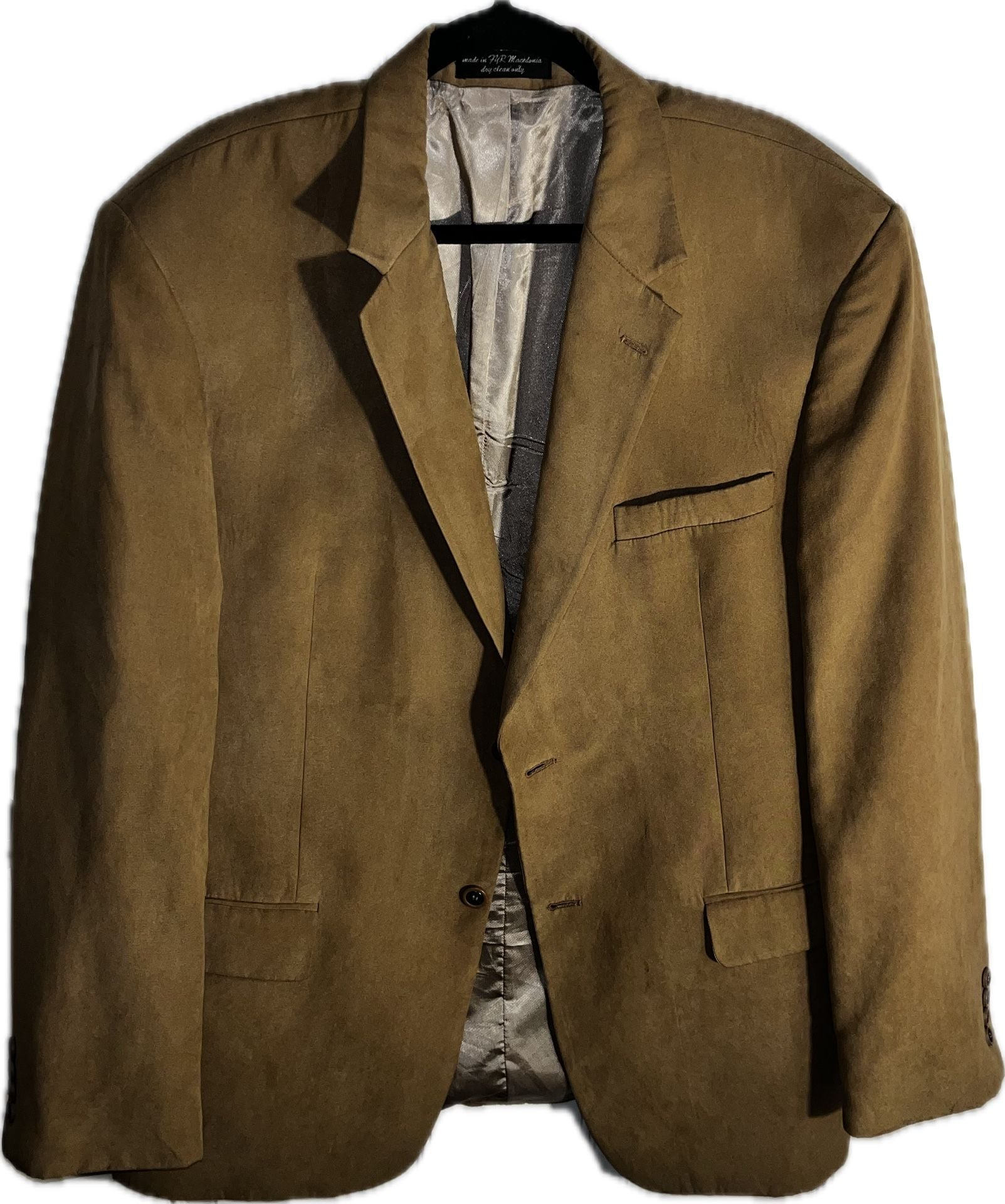 Jacket Blazer Brown Suede Outerwear 2