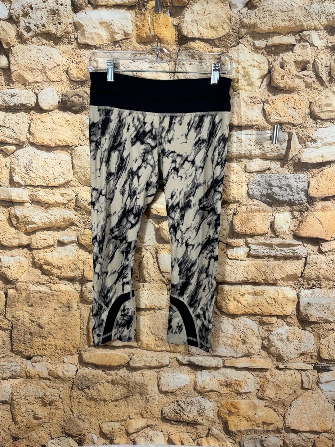 Lululemon Wunder Under Crop Leggings Marble Print 7