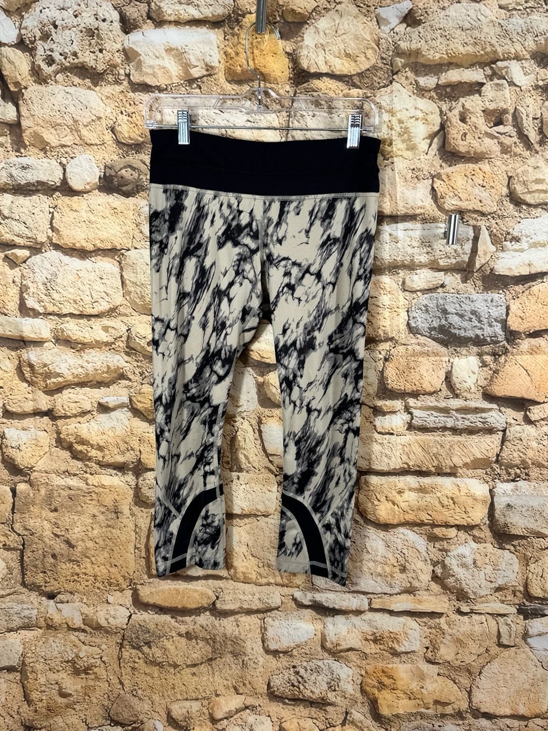 Lululemon Wunder Under Crop Leggings Marble Print 8