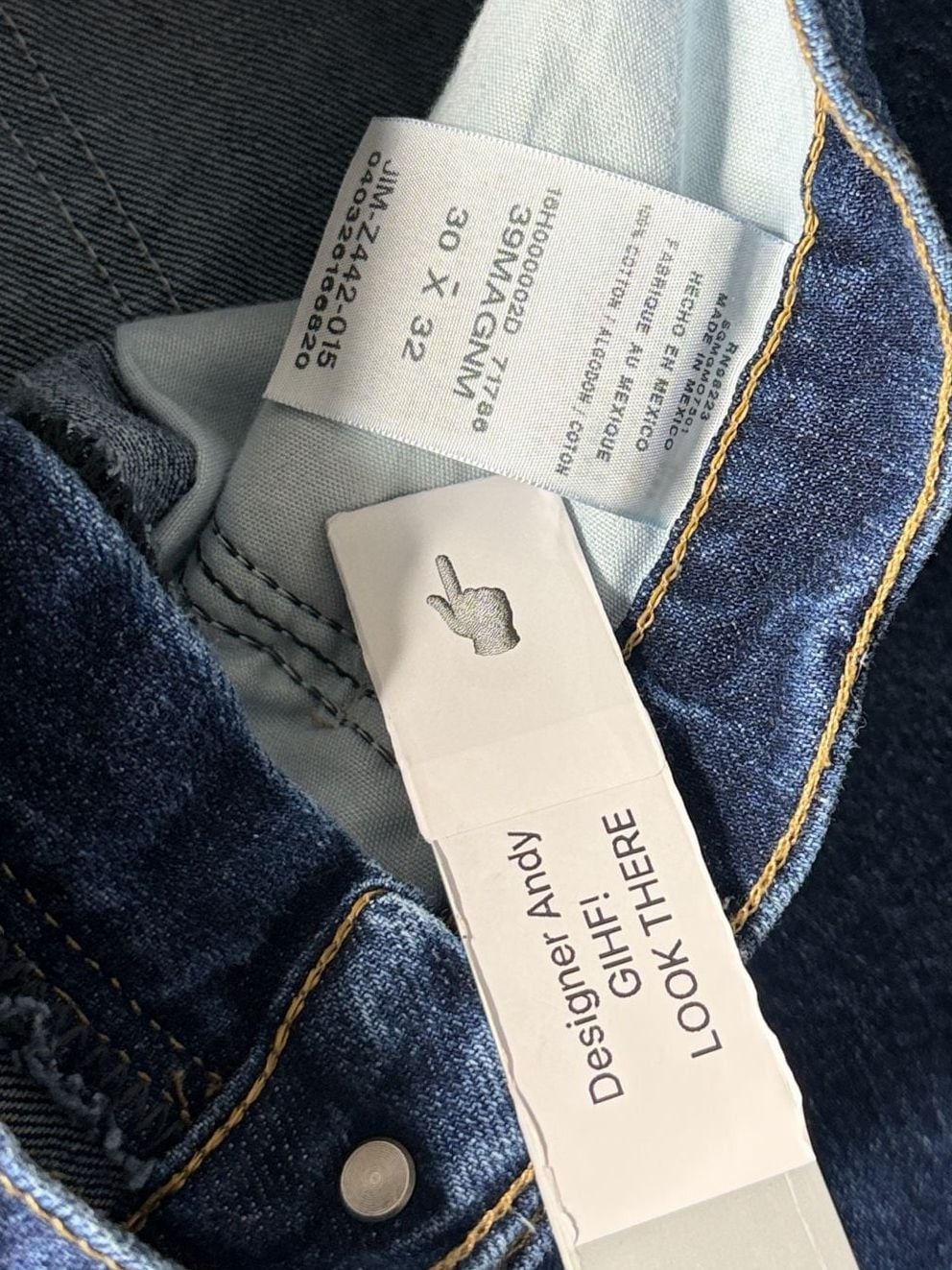 Magellan Outdoors Straight Jeans 30x32 Dark Wash Denim 10