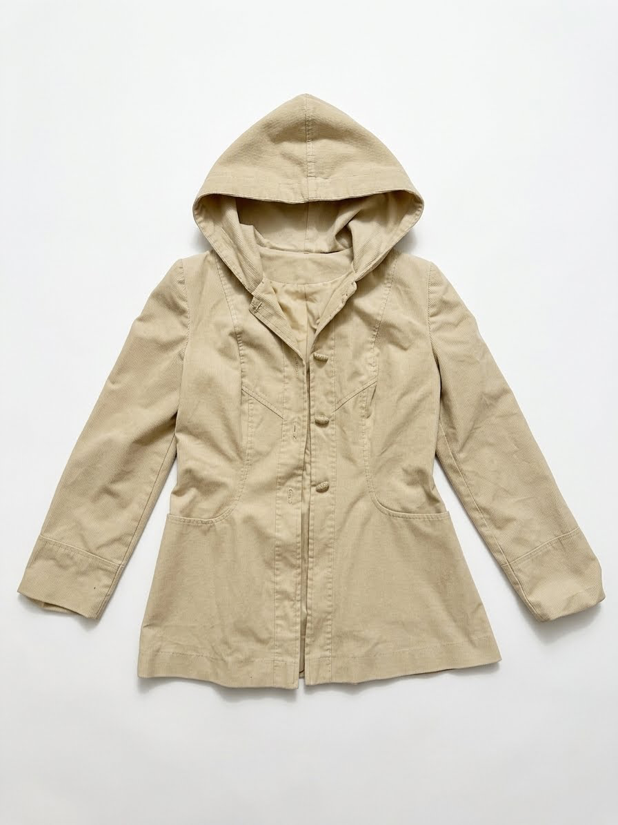 Vintage Encounter New York Hooded Jacket Beige 2
