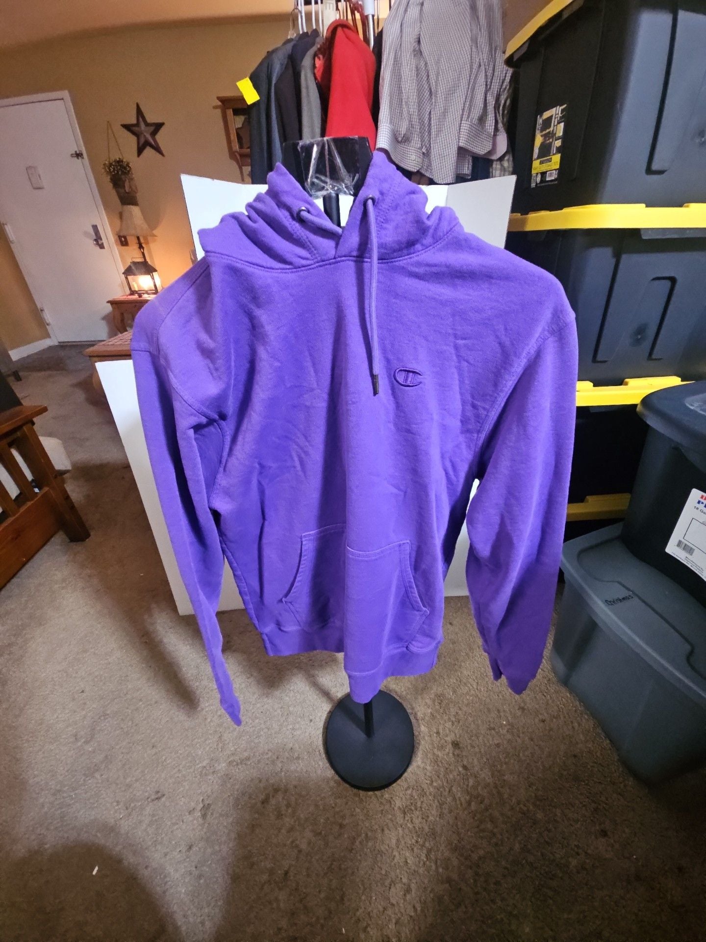 Champion Hoodie Size S Purple Authentic Athleticwear 2