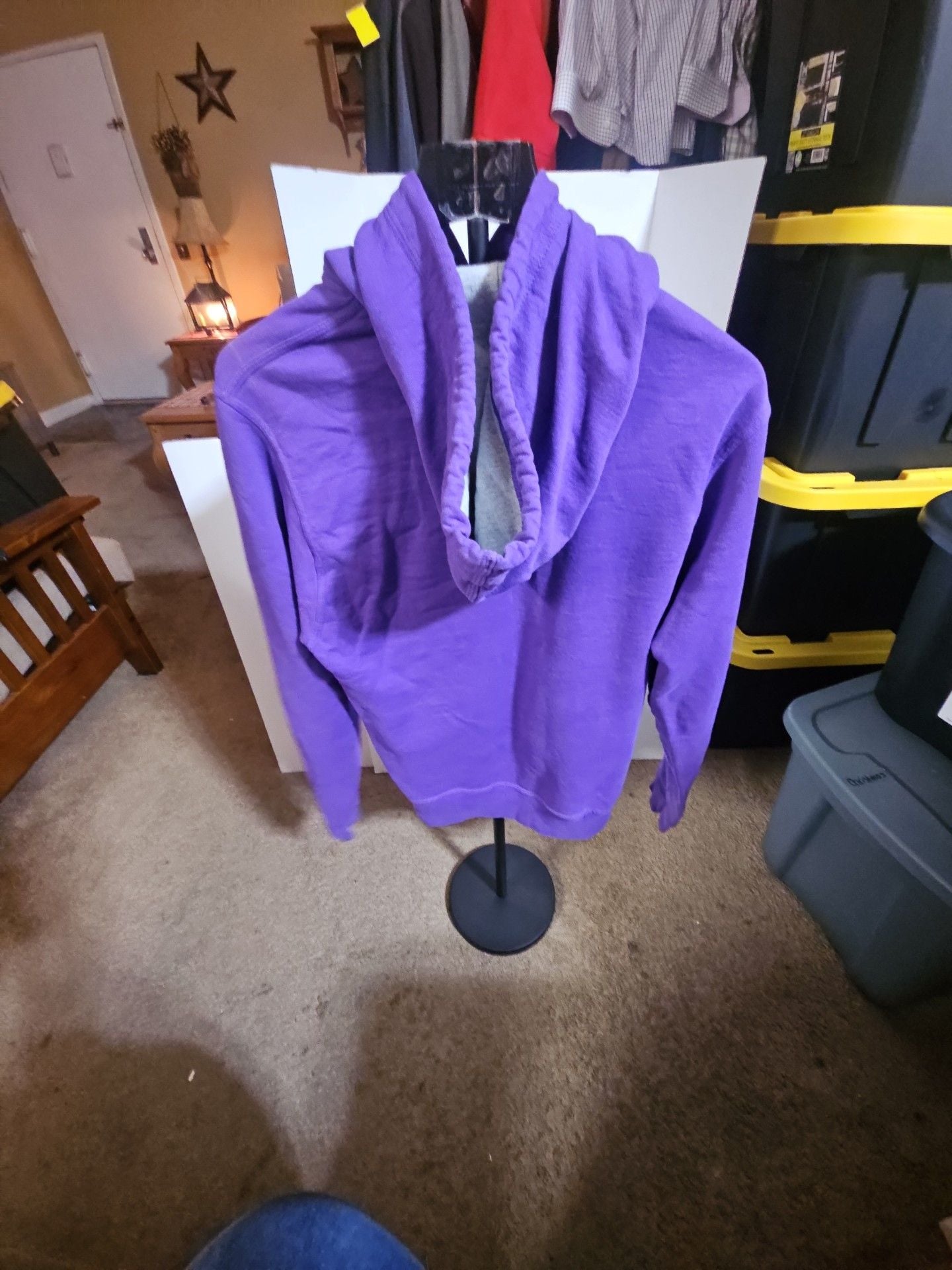 Champion Hoodie Size S Purple Authentic Athleticwear 3