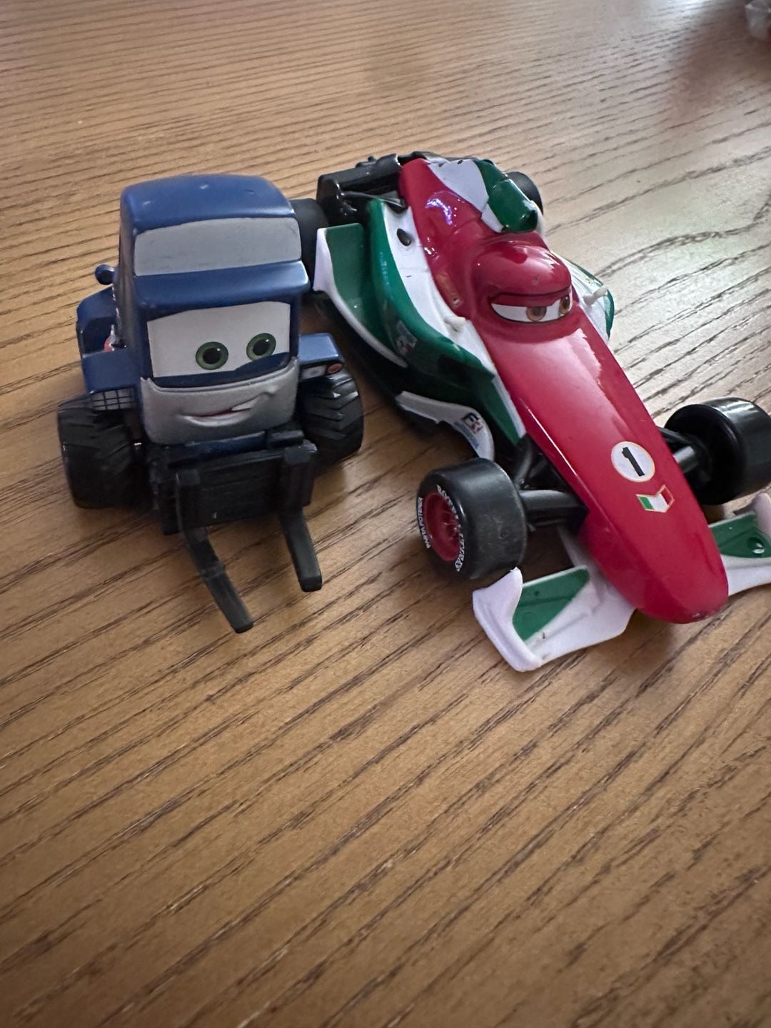 Disney Pixar Cars Francesco Bernoulli And Forklift Diecast Toy 1