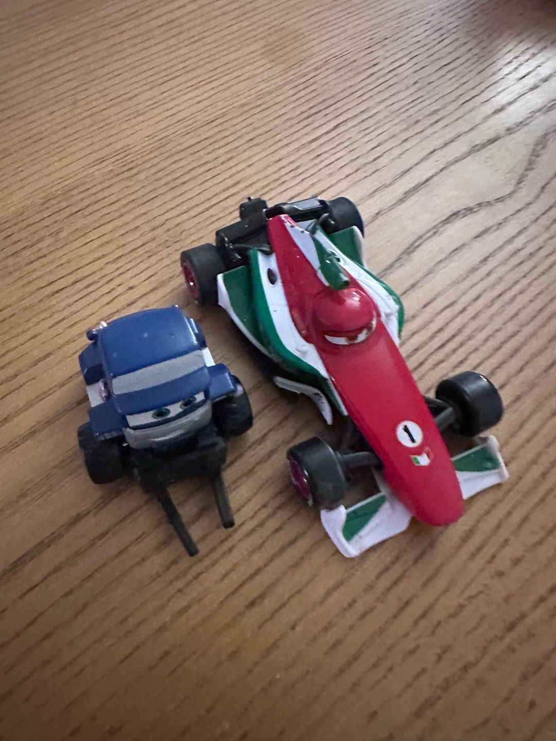 Disney Pixar Cars Francesco Bernoulli And Forklift Diecast Toy 2