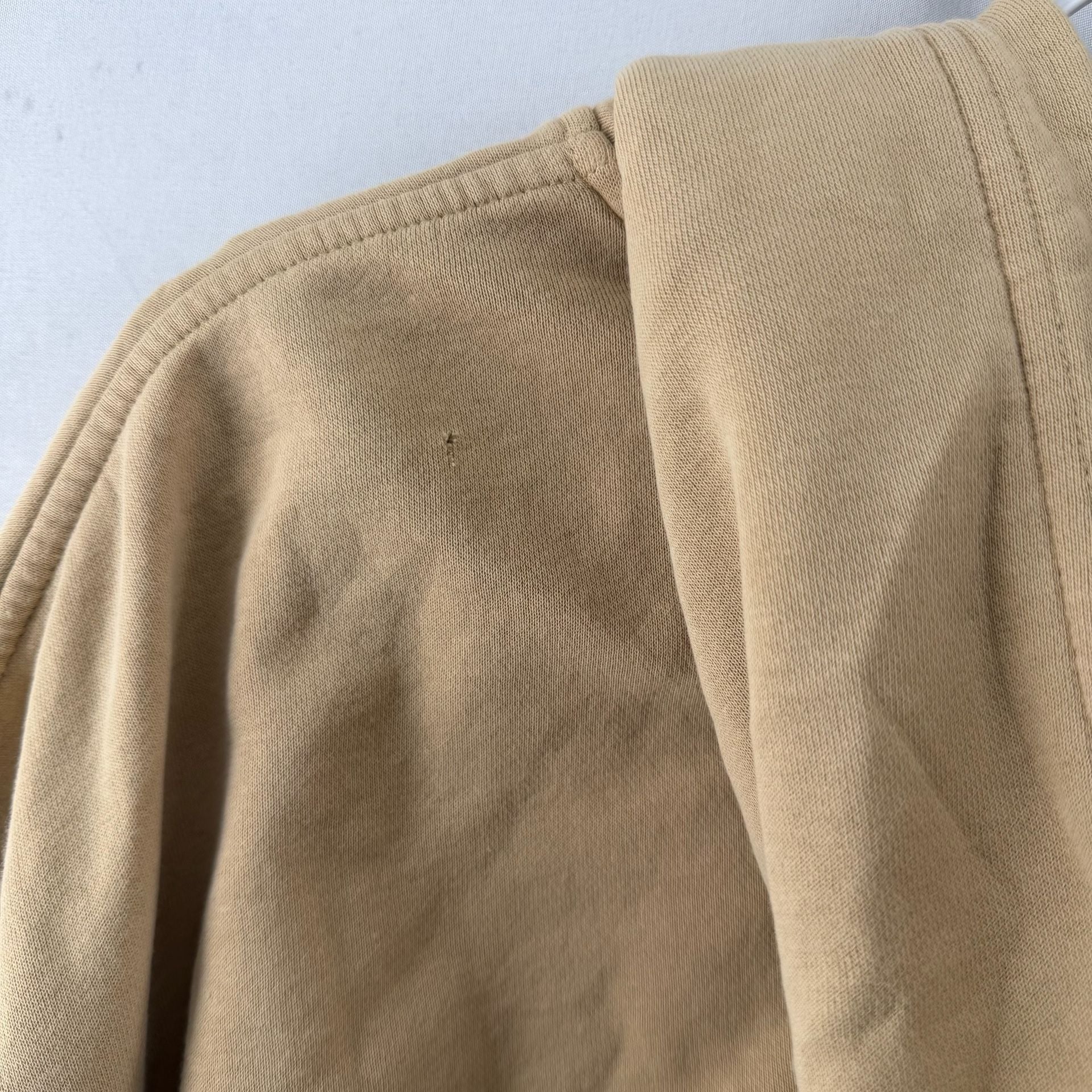 1651 Levi's Hoodie Size M Tan Since 1873 Logo Pullover Sweatshirt 6