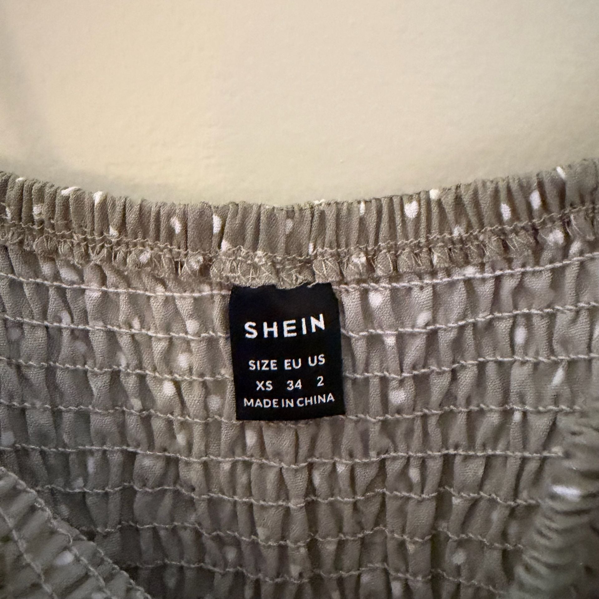 SHEIN Polka Dot Smocked Cami Dress Size XS 4