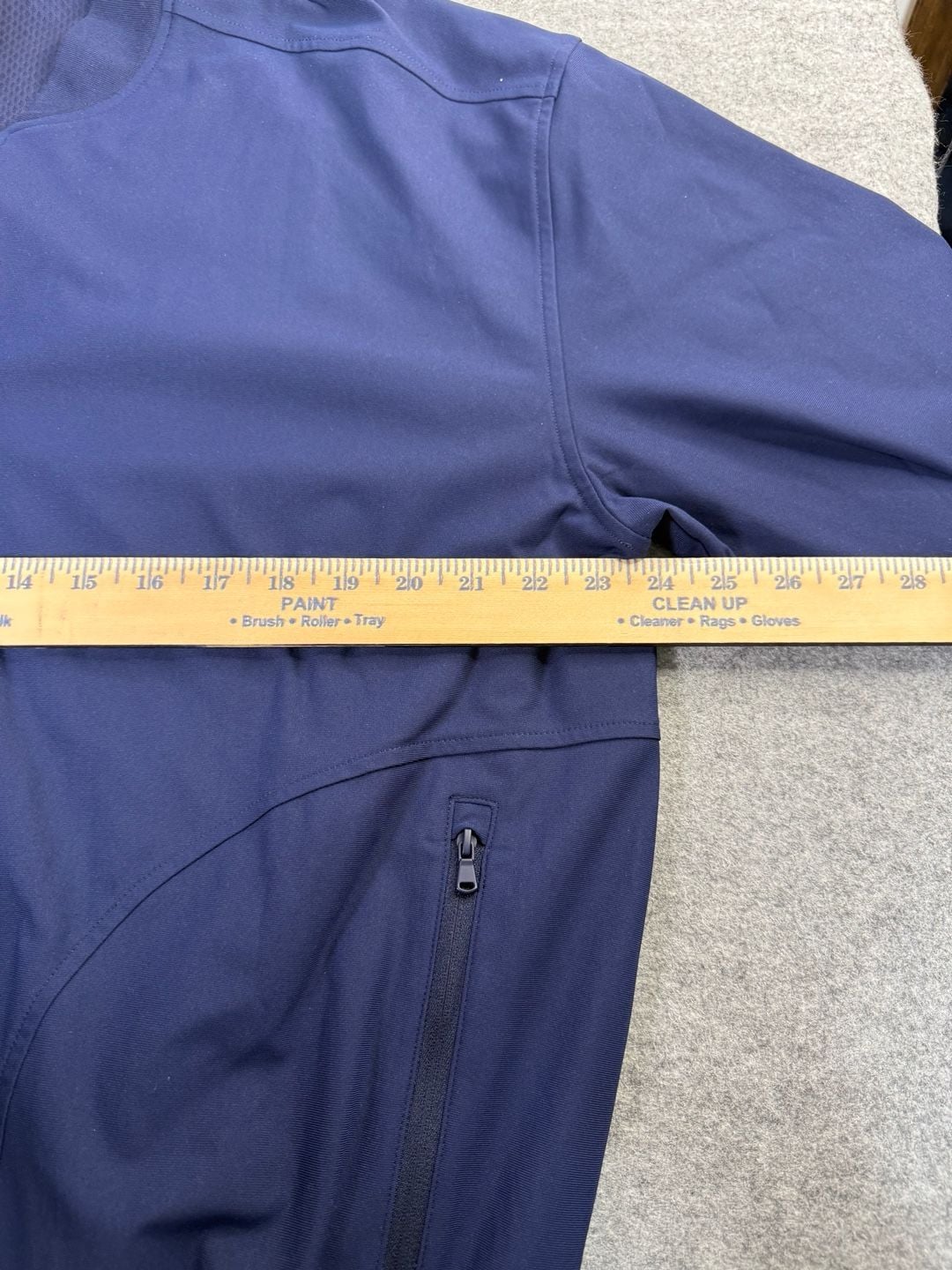 Fabletics Bomber Jacket Size M Blue Full Zip Athletic Mens 6
