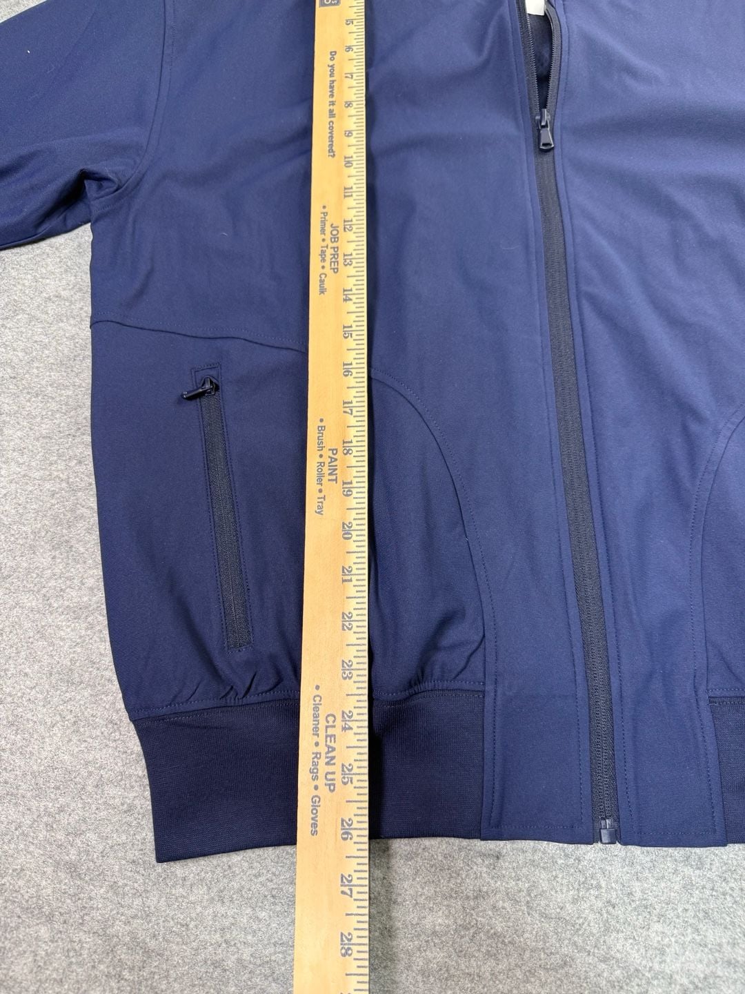 Fabletics Bomber Jacket Size M Blue Full Zip Athletic Mens 7
