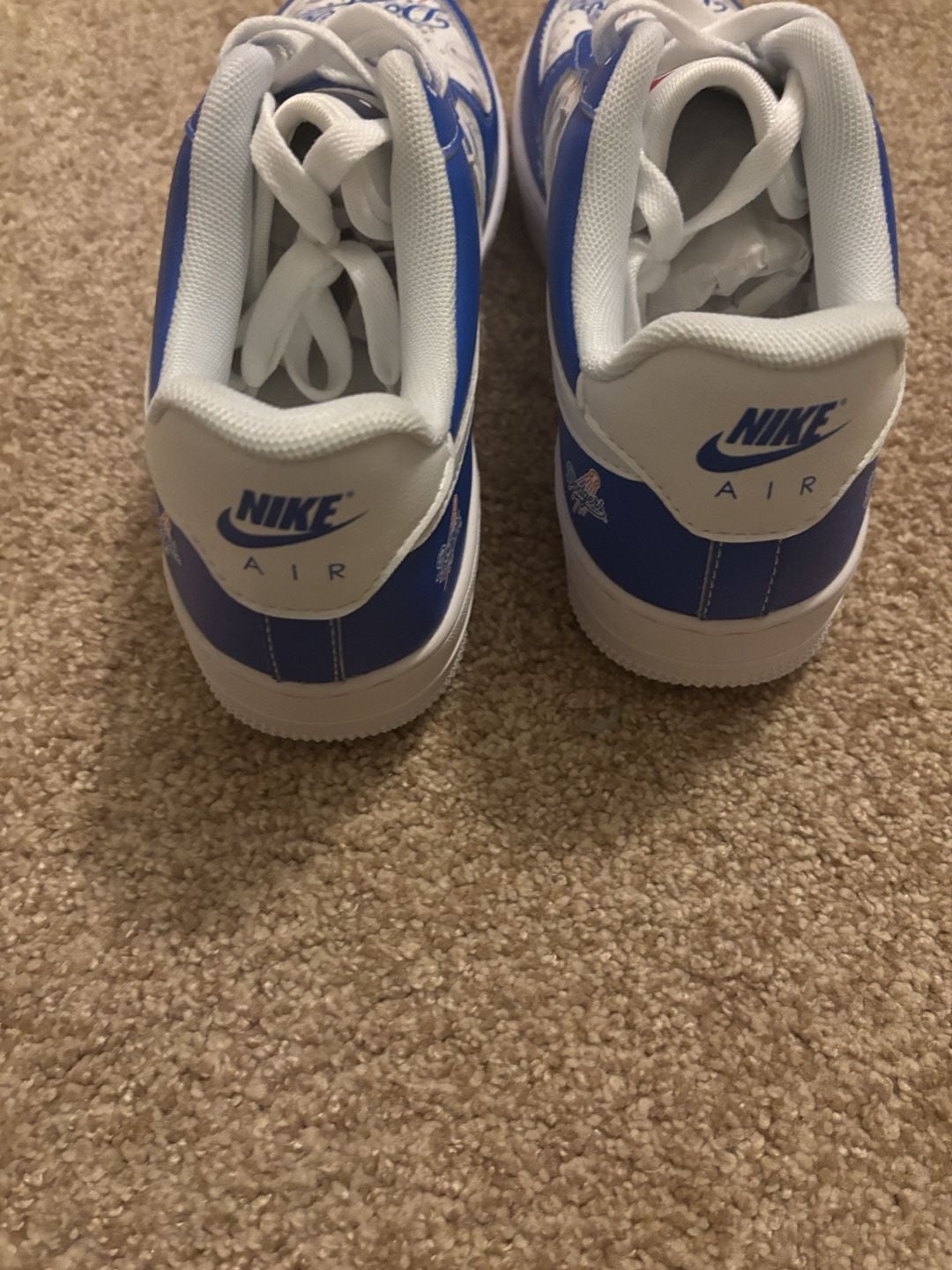 Force 1 Los Angeles Dodgers Size 41 Custom Sneakers 5