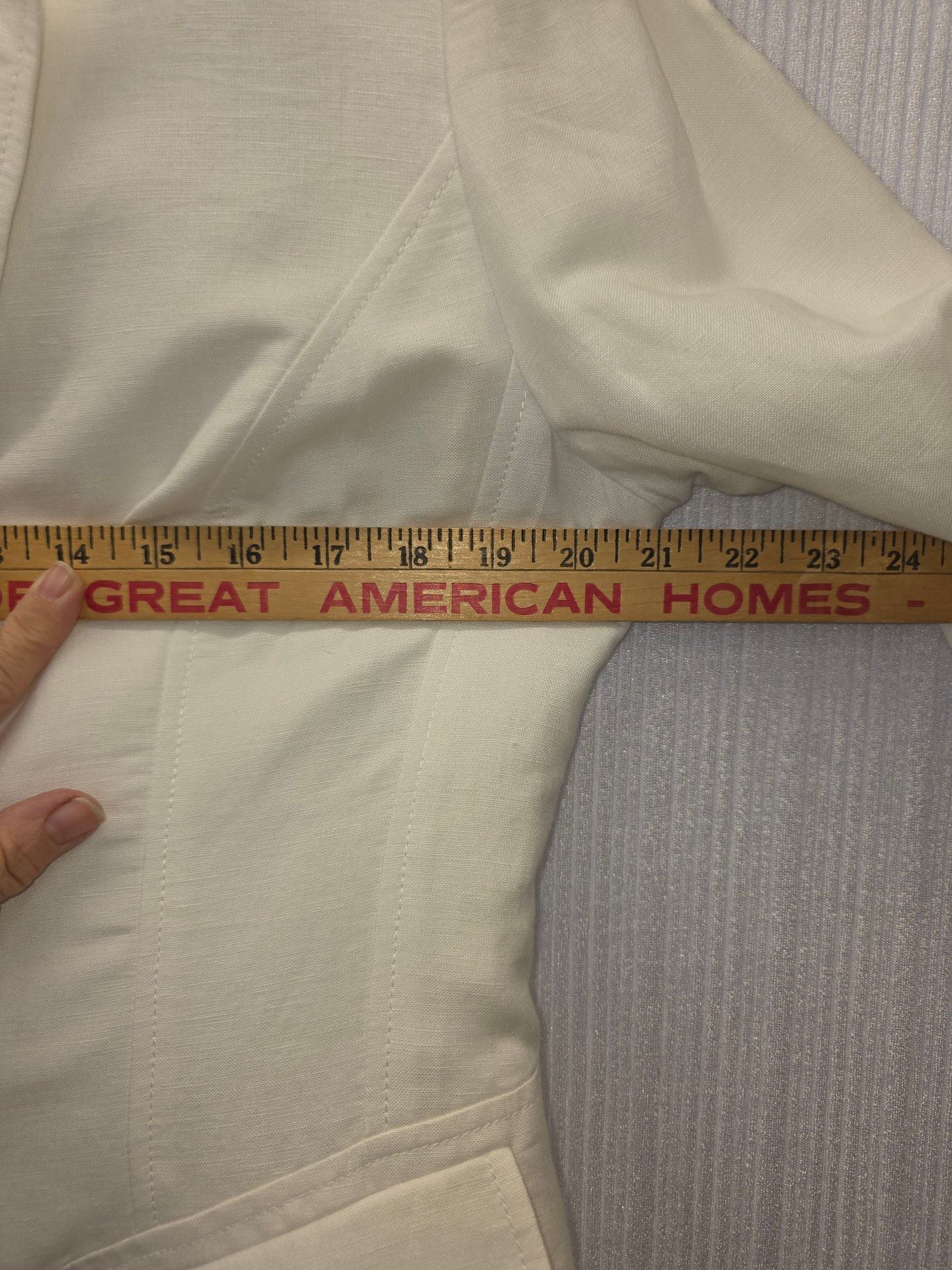 Jones New York Suit Size 12/14 White Linen 4