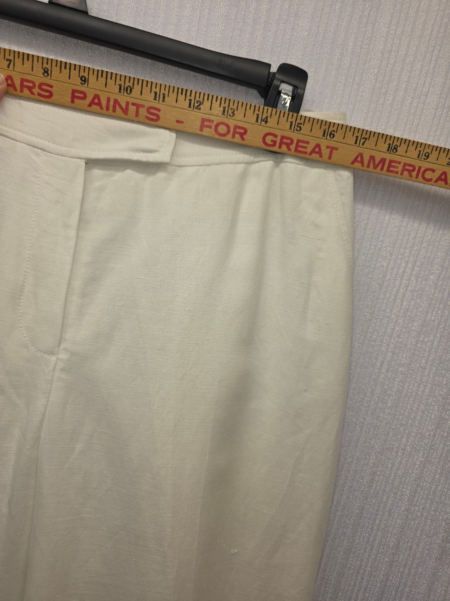Jones New York Suit Size 12/14 White Linen 8