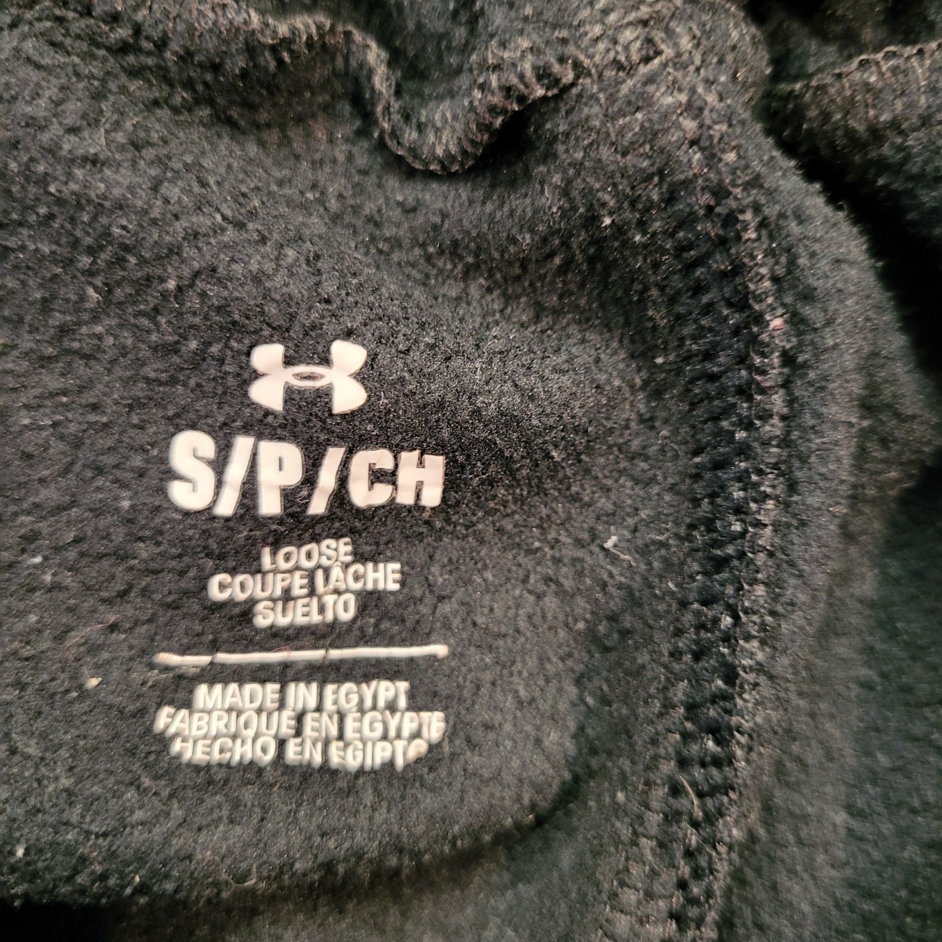 Under Armour Sweatpants Size S Black Loose Fleece Joggers 4