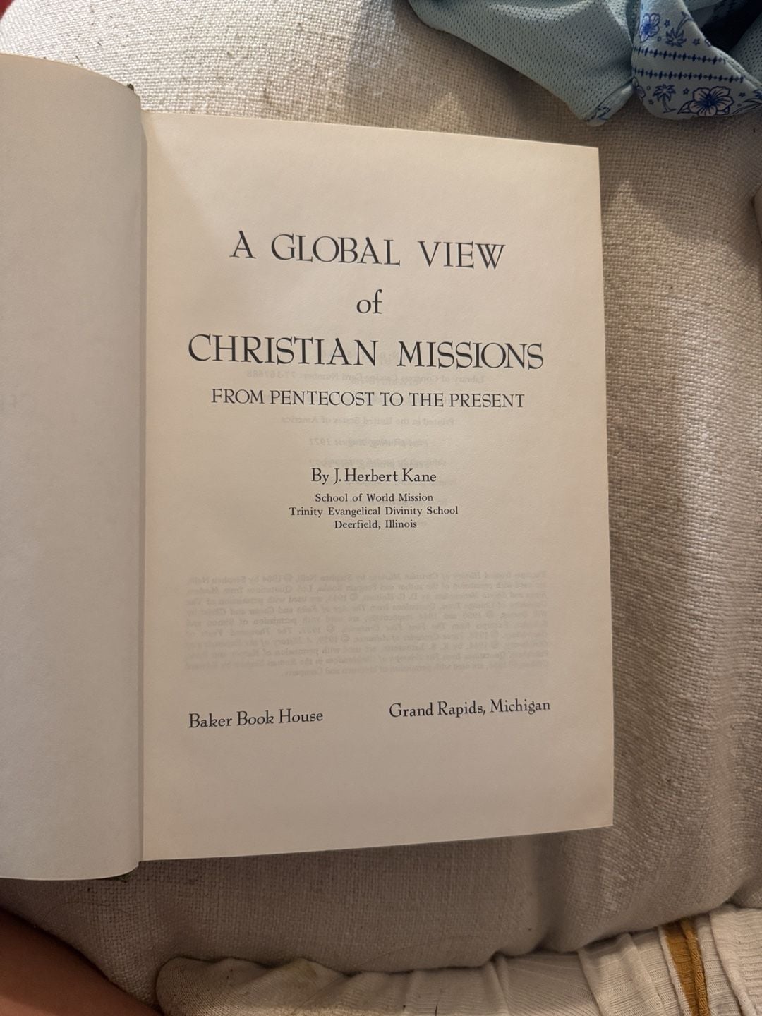 A Global View of Christian Missions J. Herbert Kane Book 2