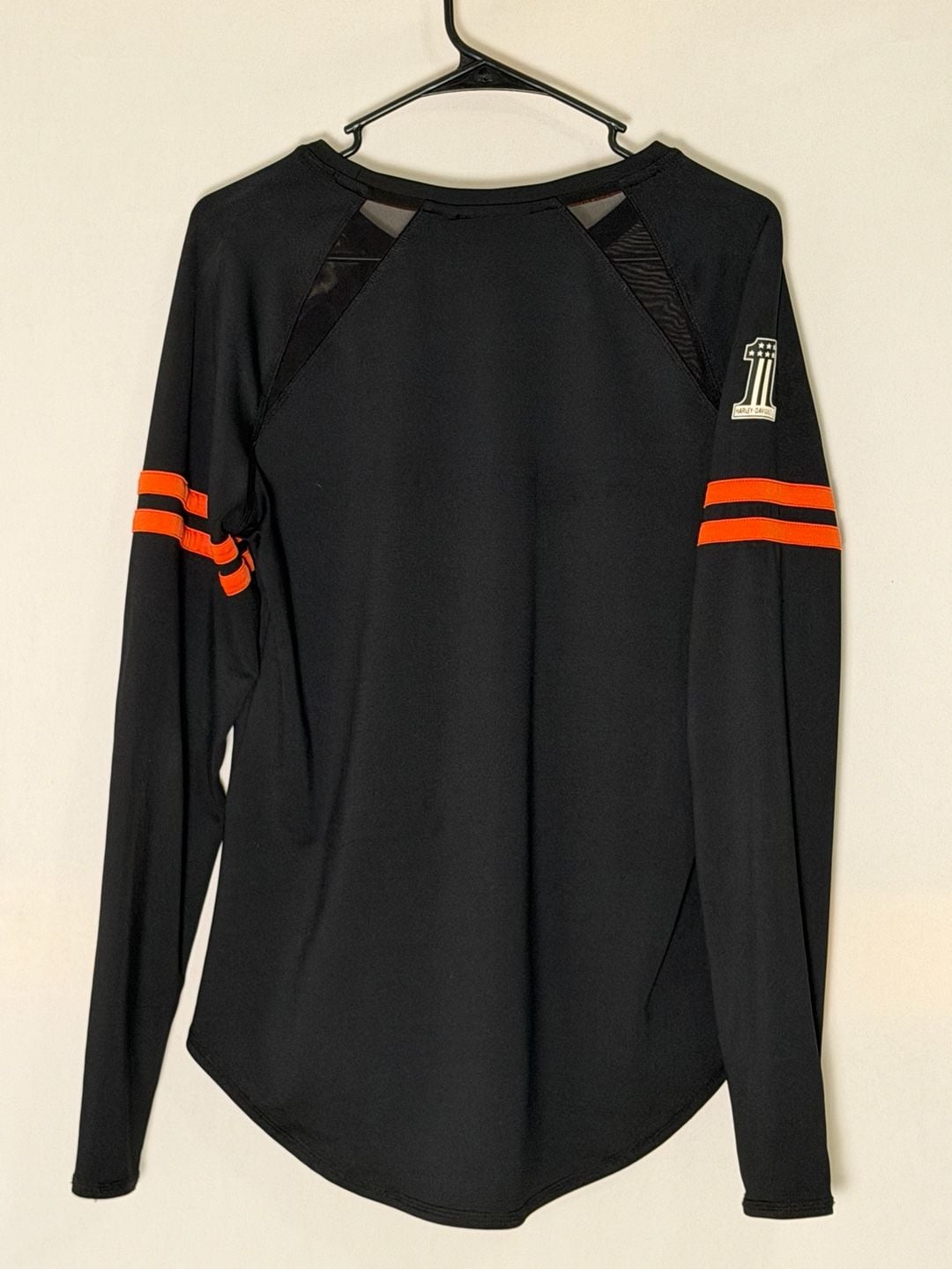 Harley-Davidson Long Sleeve Shirt Size L Black Graphic 3