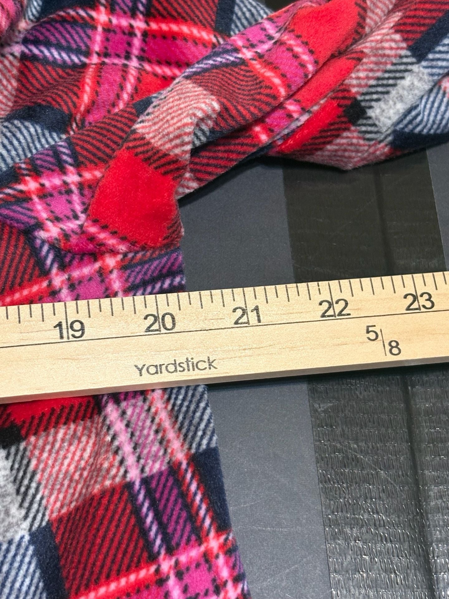 Aria Collection Nightgown Size M Red Plaid Fleece Sleepwear 7