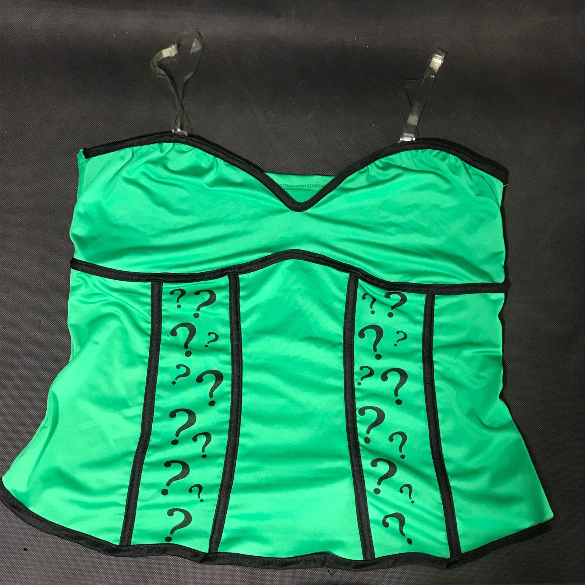 Women’s Riddler Super Villain 6 Piece Costume 2