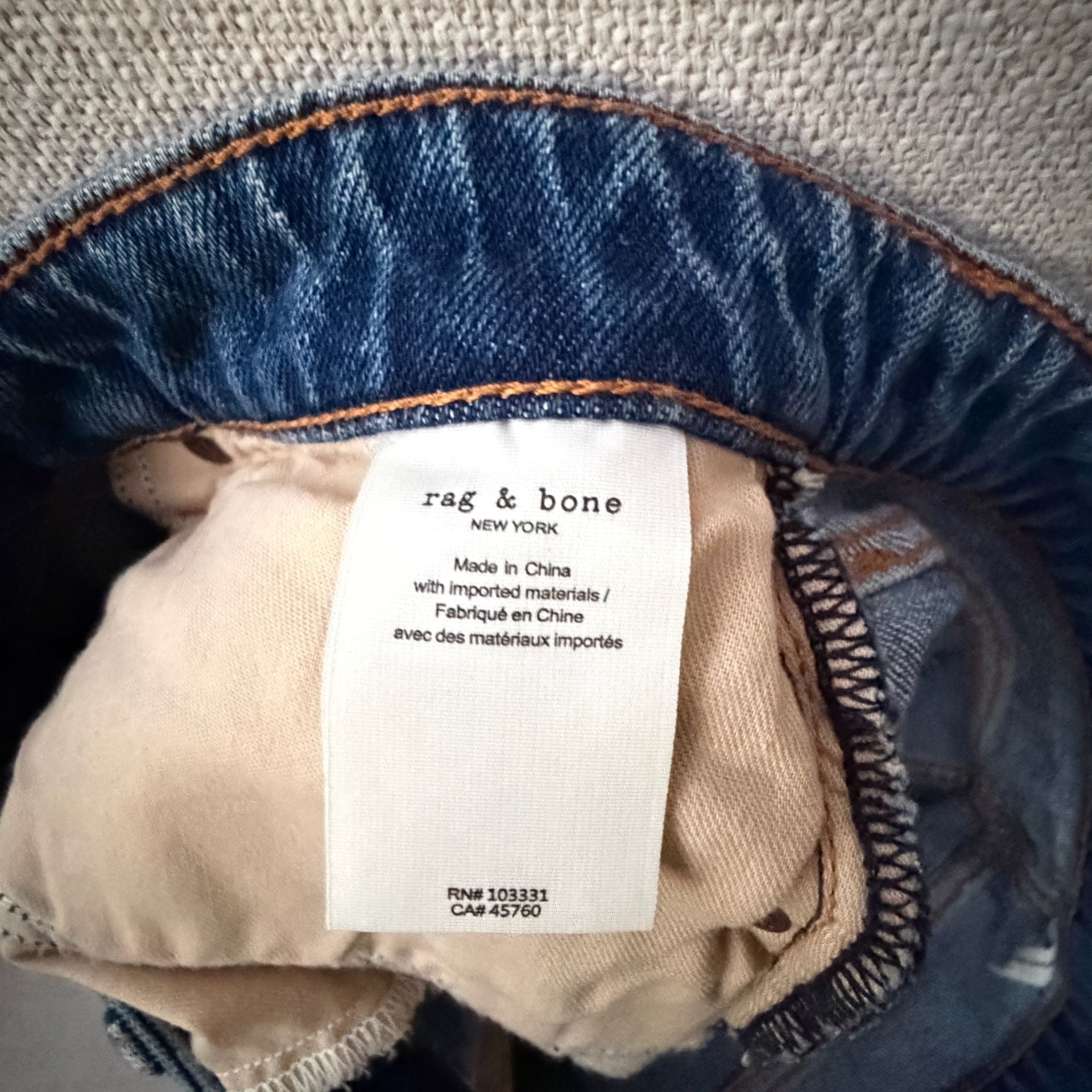 Rag & Bone Dre Low Rise Denim Shorts Size 27 Blue Distressed Frayed Hem 6