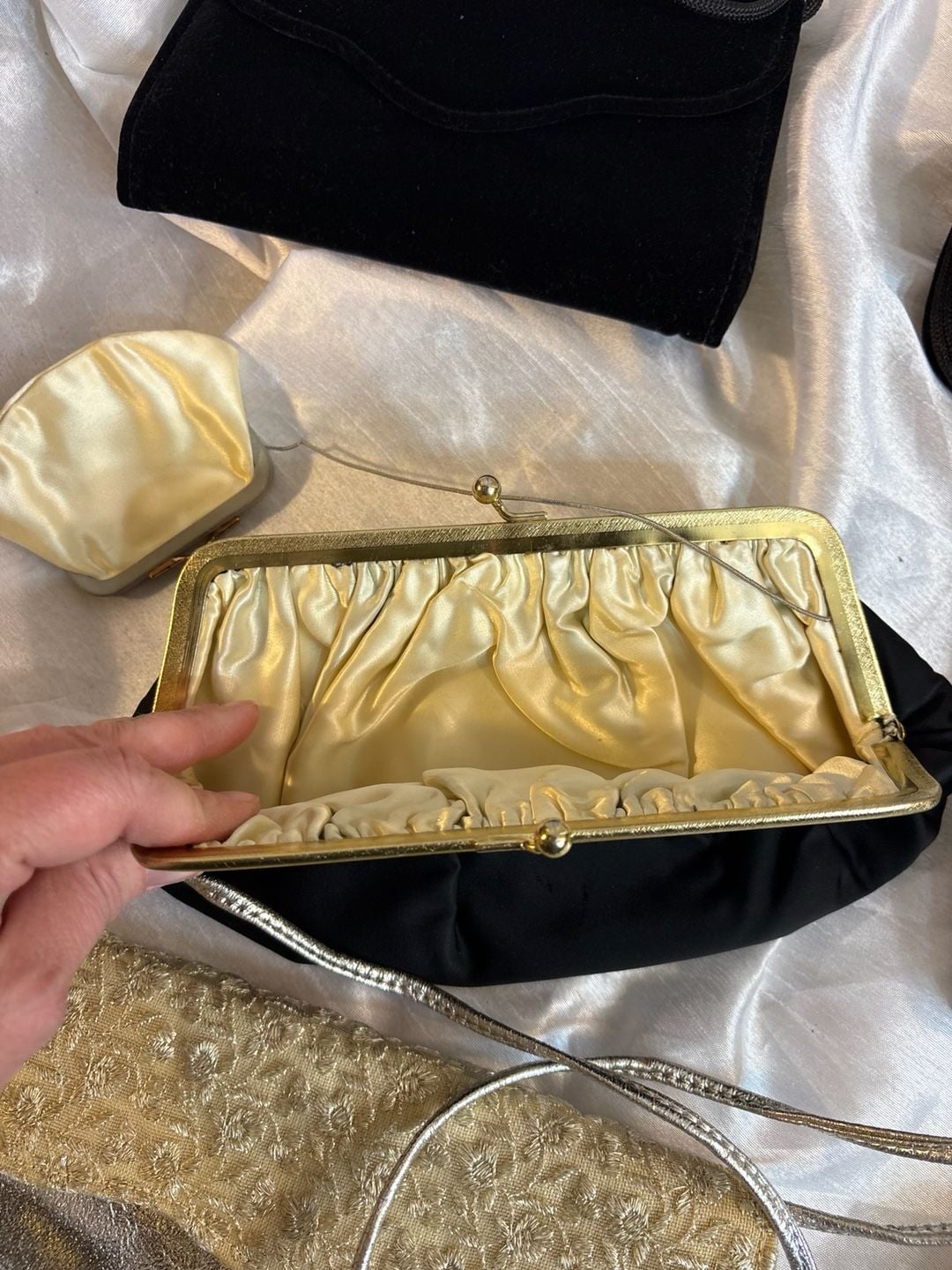 Vintage Evening Bag Lot of 7 Assorted Purses 7