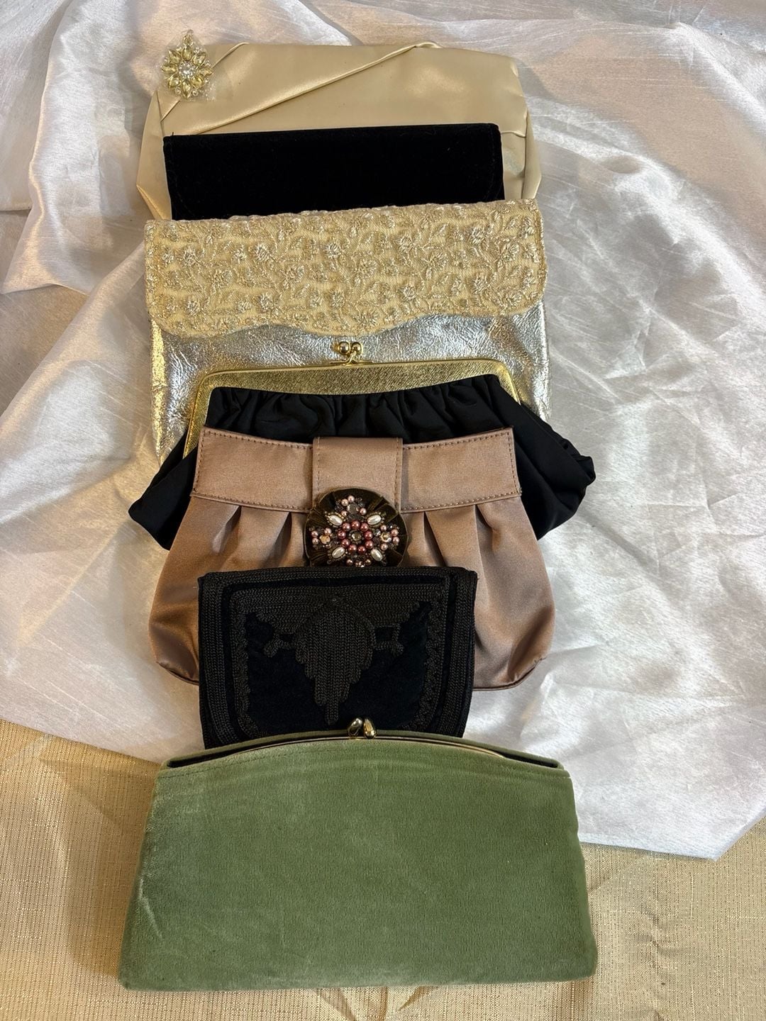 Vintage Evening Bag Lot of 7 Assorted Purses 9
