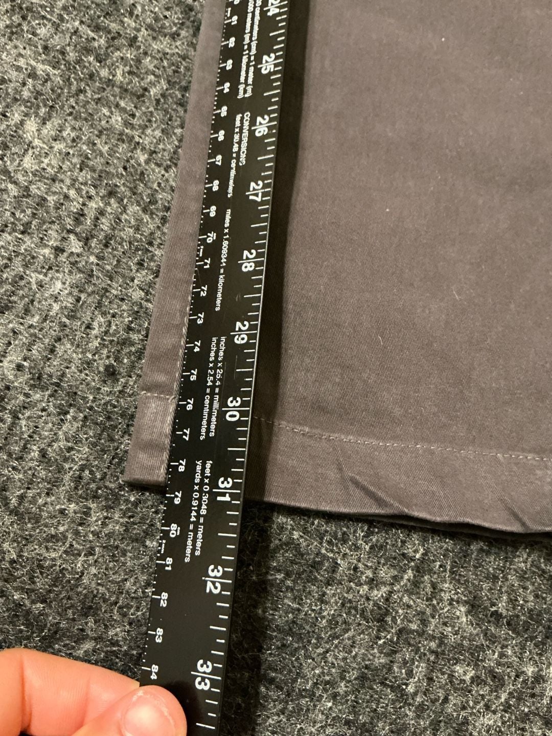 Ock Elastik Pants Mens 34x30 Brown Cotton Blend Flat Front Straight Leg Trousers 8