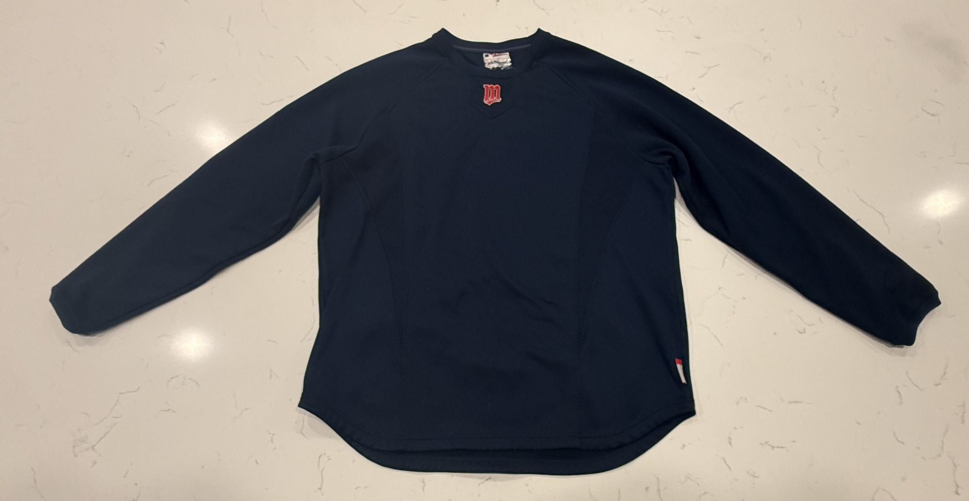 Majestic MLB Minnesota Twins Therma Base Pullover Sweatshirt 2