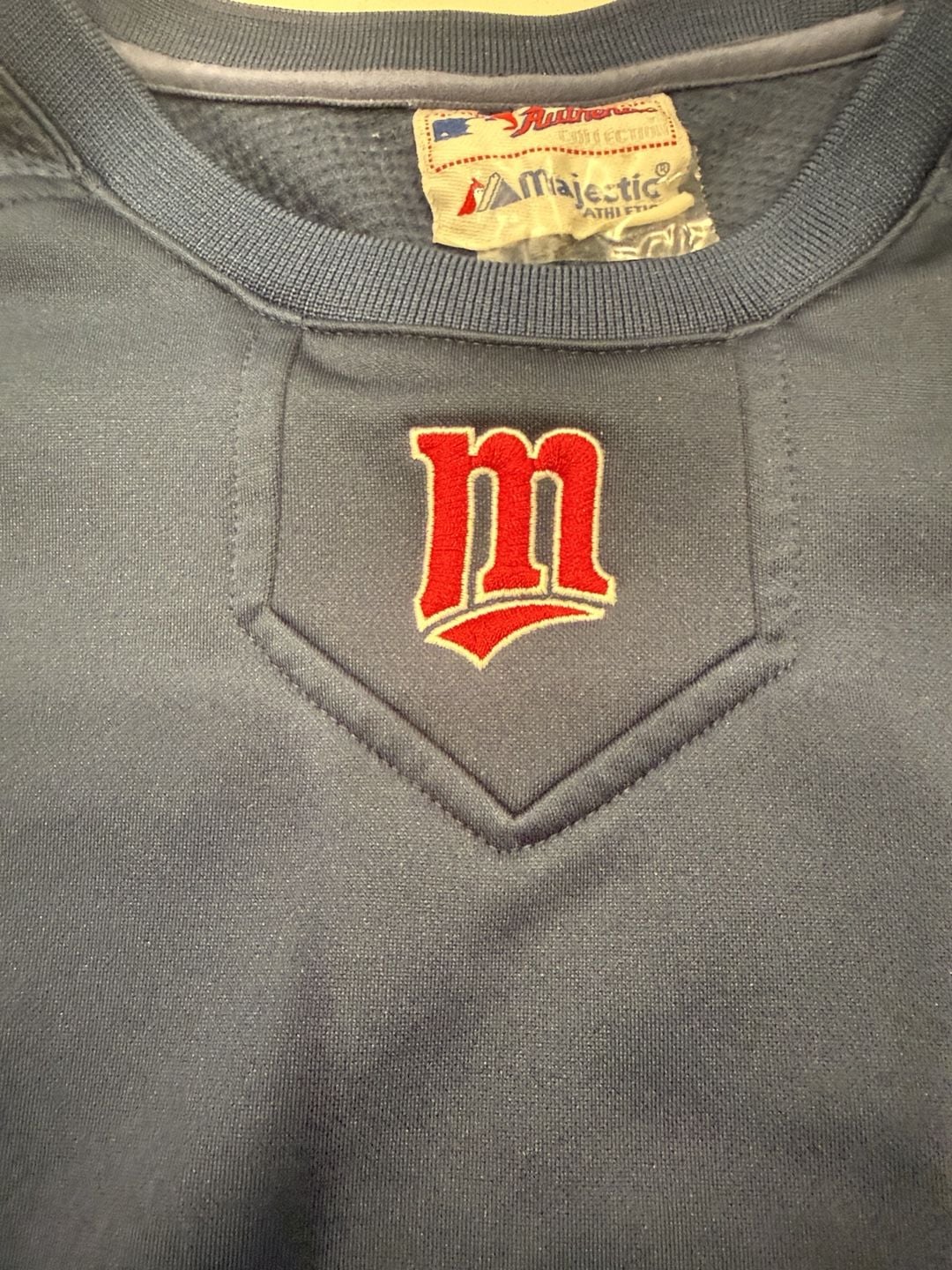Majestic MLB Minnesota Twins Therma Base Pullover Sweatshirt 4