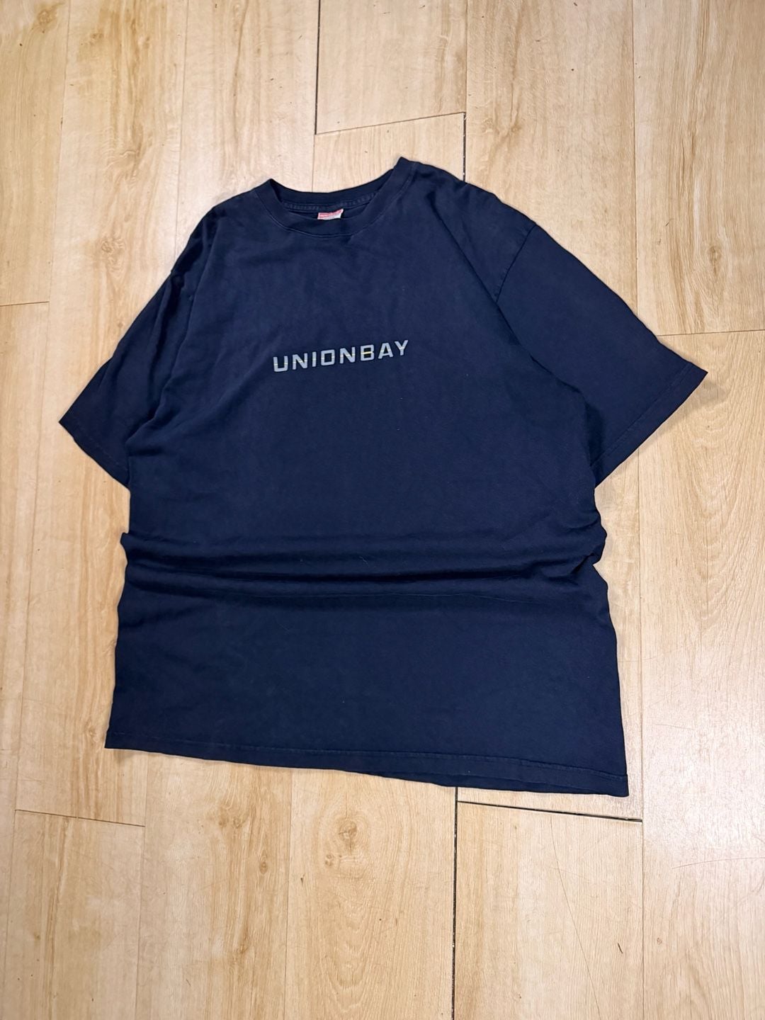 Unionbay T-Shirt Navy Blue Logo Graphic Short Sleeve 2