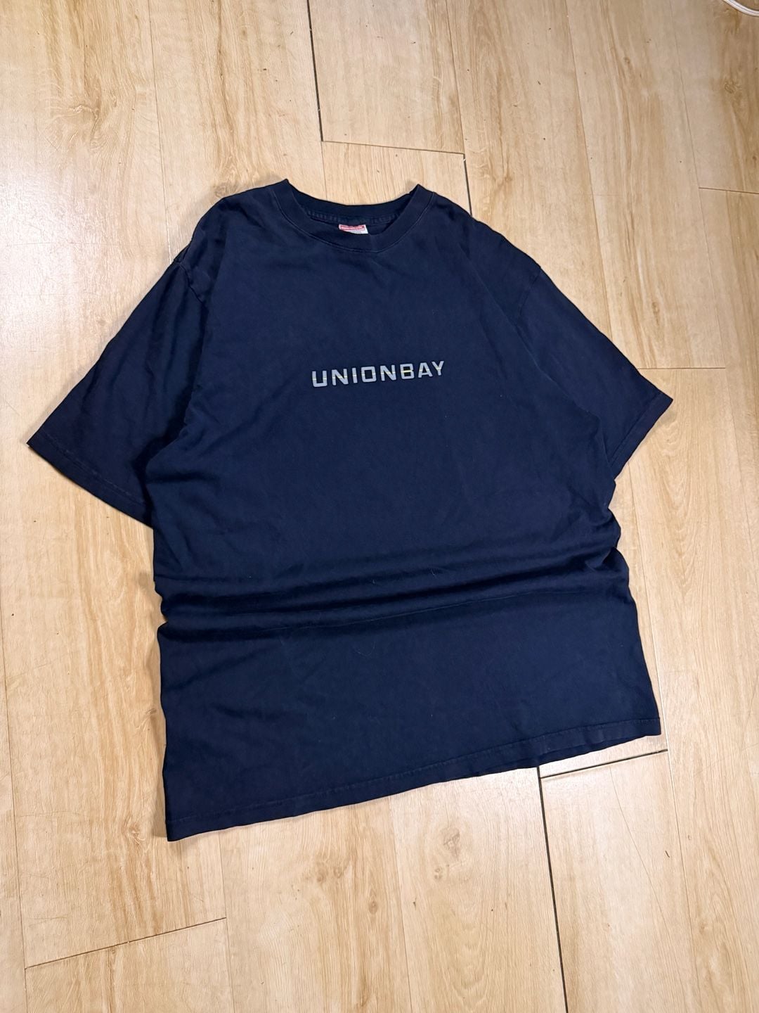 Unionbay T-Shirt Navy Blue Logo Graphic Short Sleeve 3