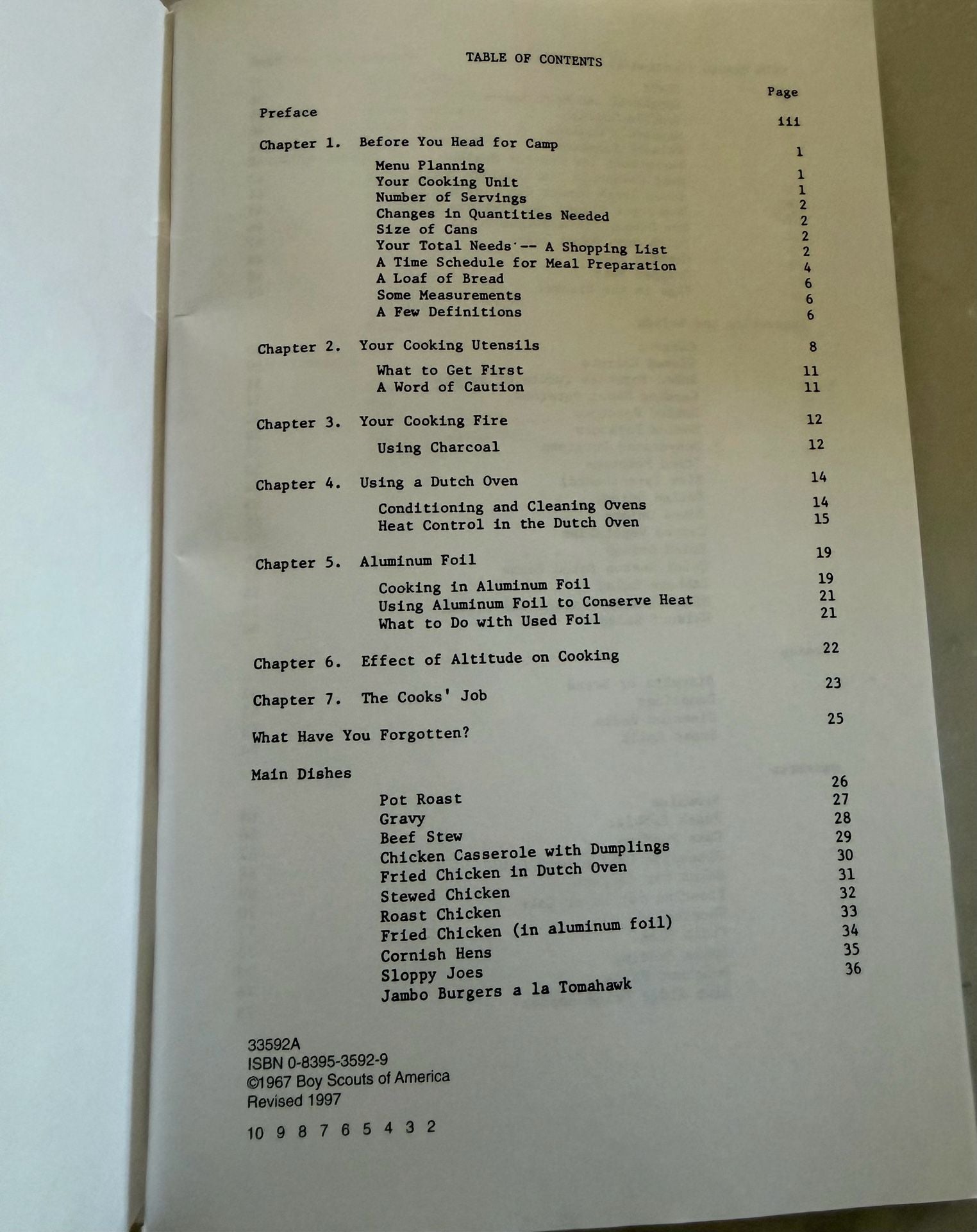 Boy Scouts Of America Camp Cookery For Small Groups Recipe Book 2