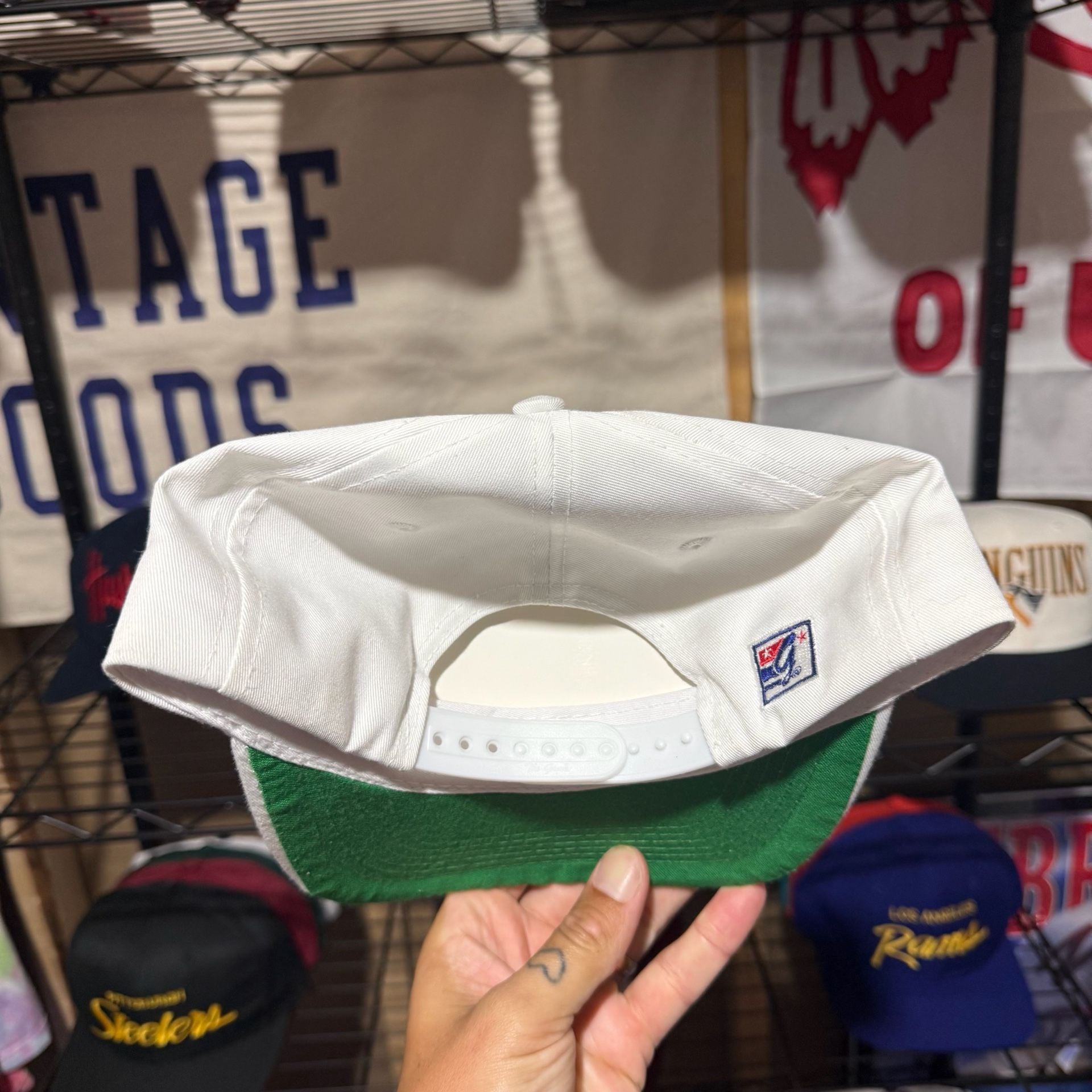 Vintage The Game Alpha Sigma Phi Fraternity Snapback Hat 5