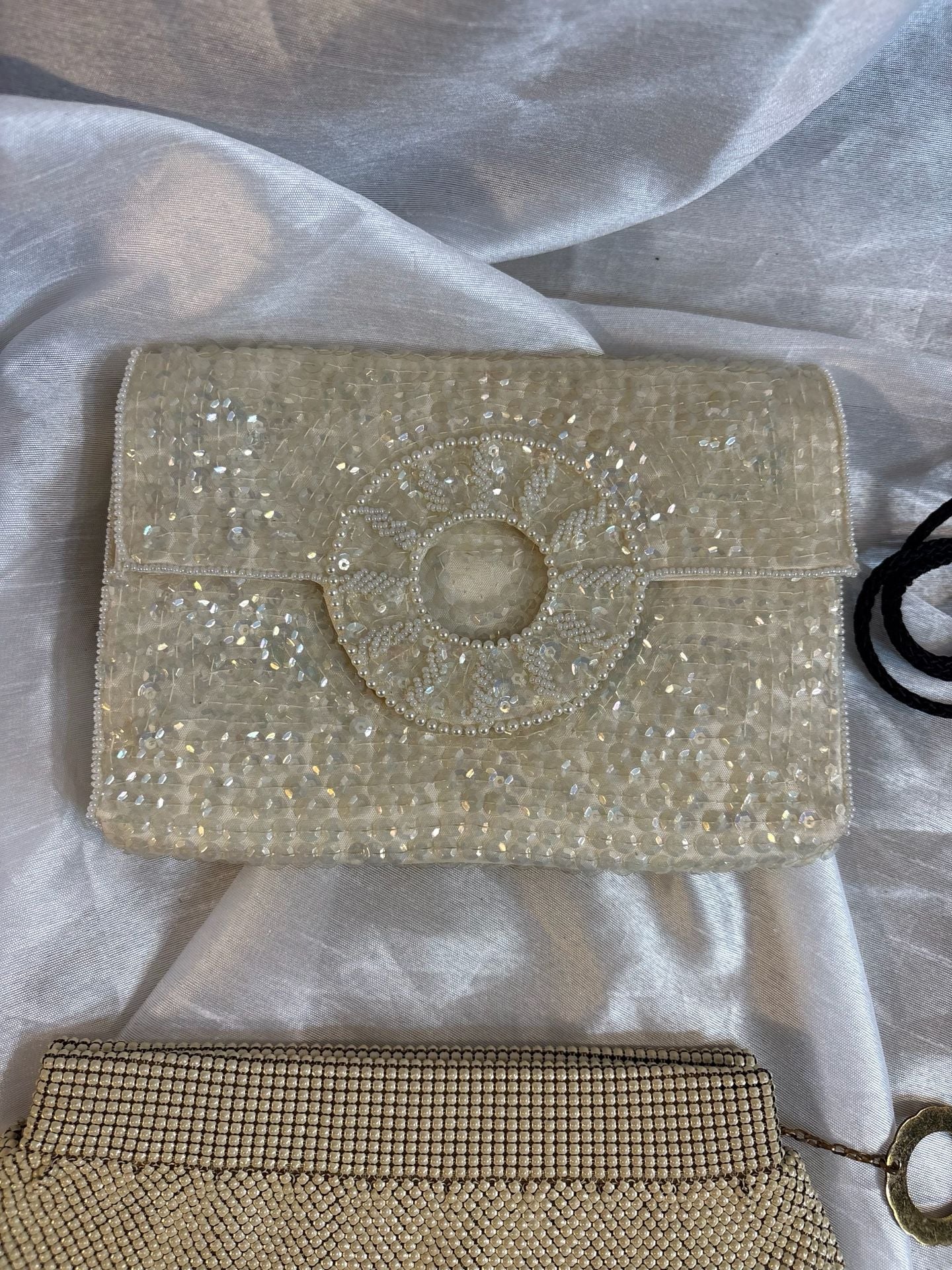 Vintage Beaded and Sequined Evening Handbag Lot of 6 6