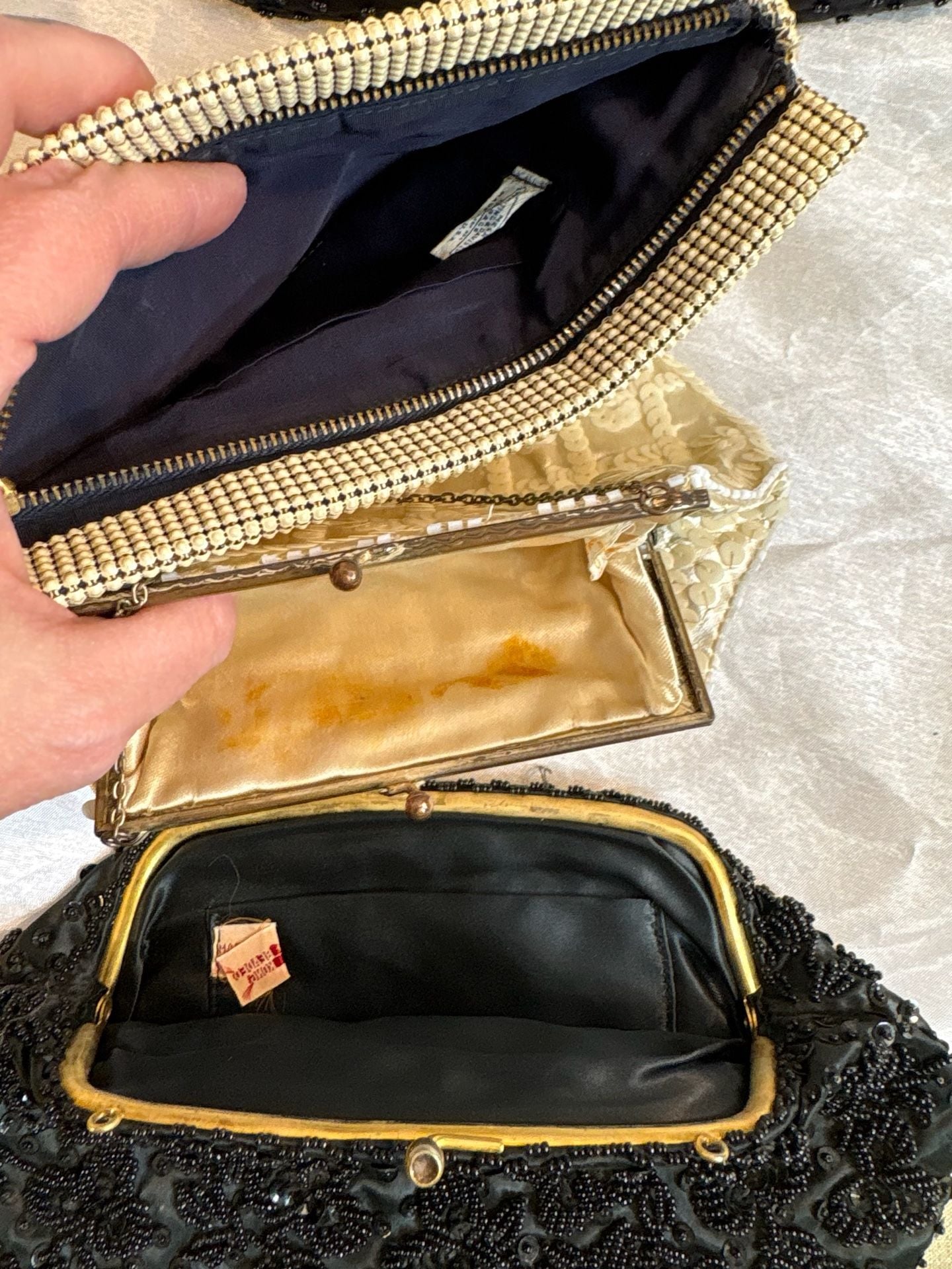 Vintage Beaded and Sequined Evening Handbag Lot of 6 9